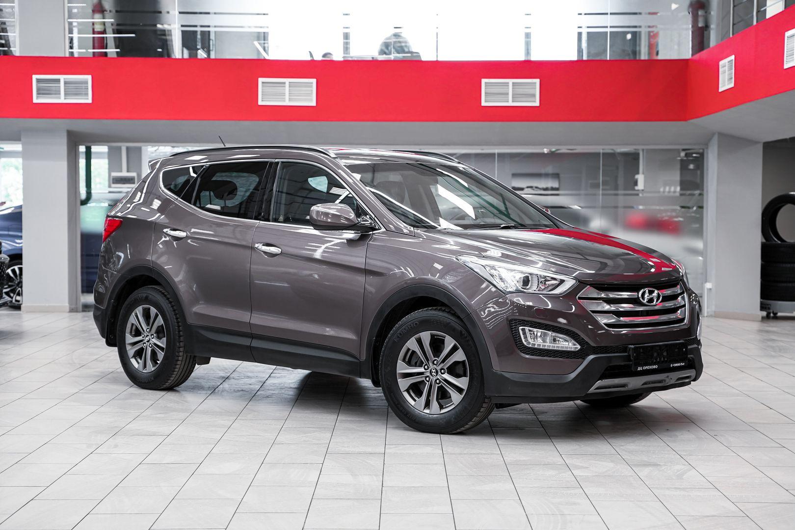 Hyundai Santa Fe 2012, коричневый, ДЦ Орехово