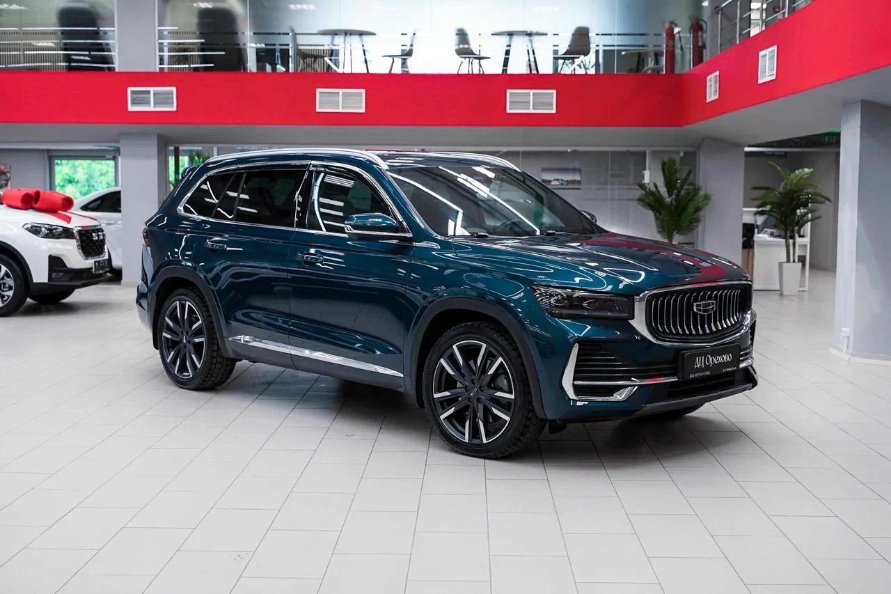 Geely Monjaro 2023, зеленый, ДЦ Орехово