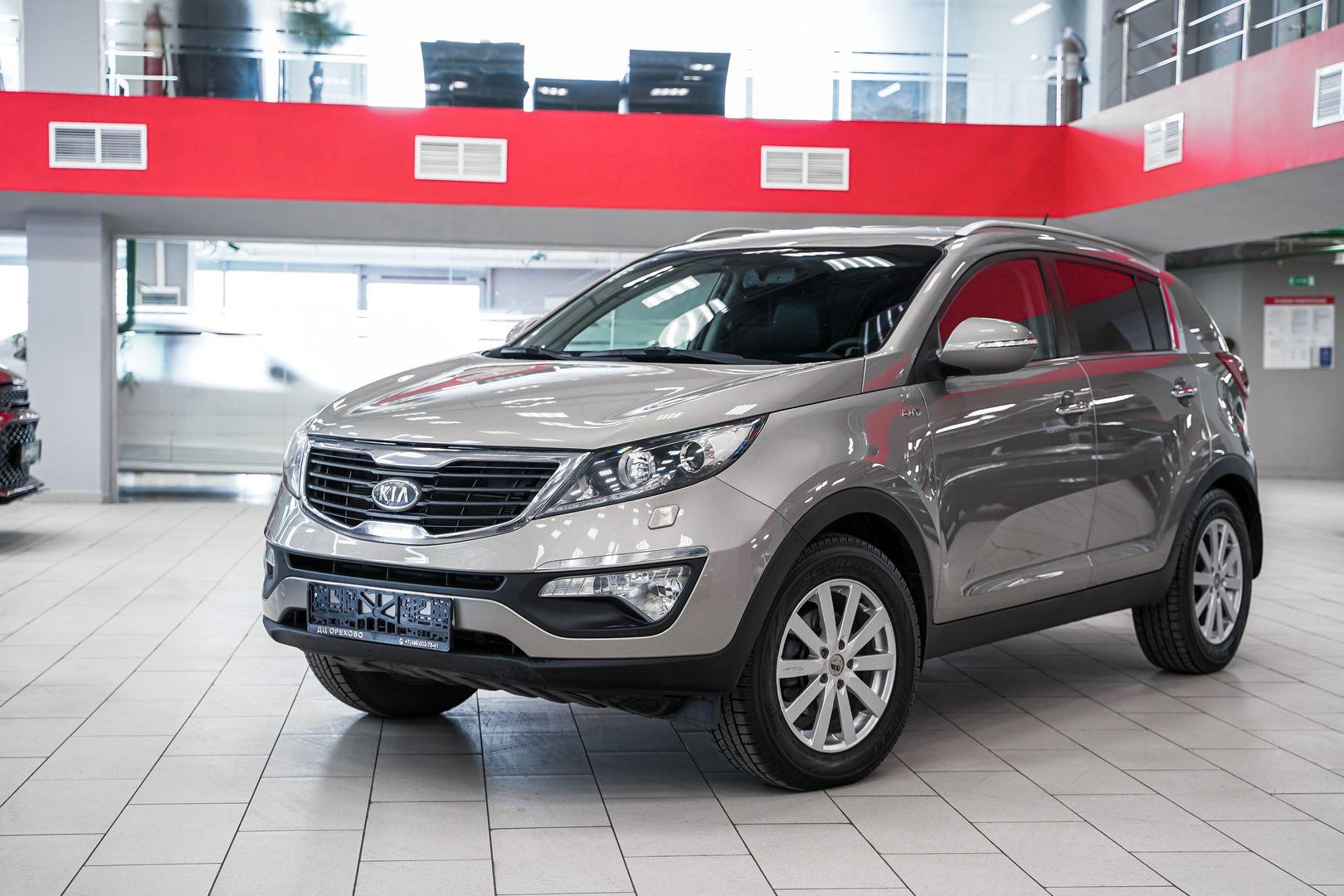 Kia Sportage 2012, серебряный, ДЦ Орехово