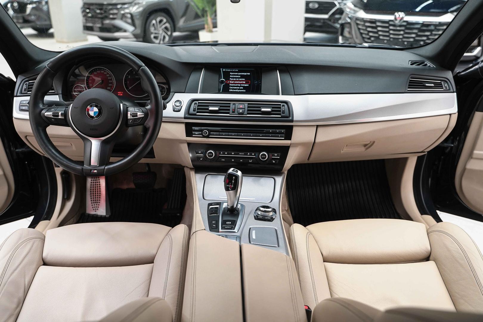 BMW 5 серии 2013, черный, ДЦ Орехово