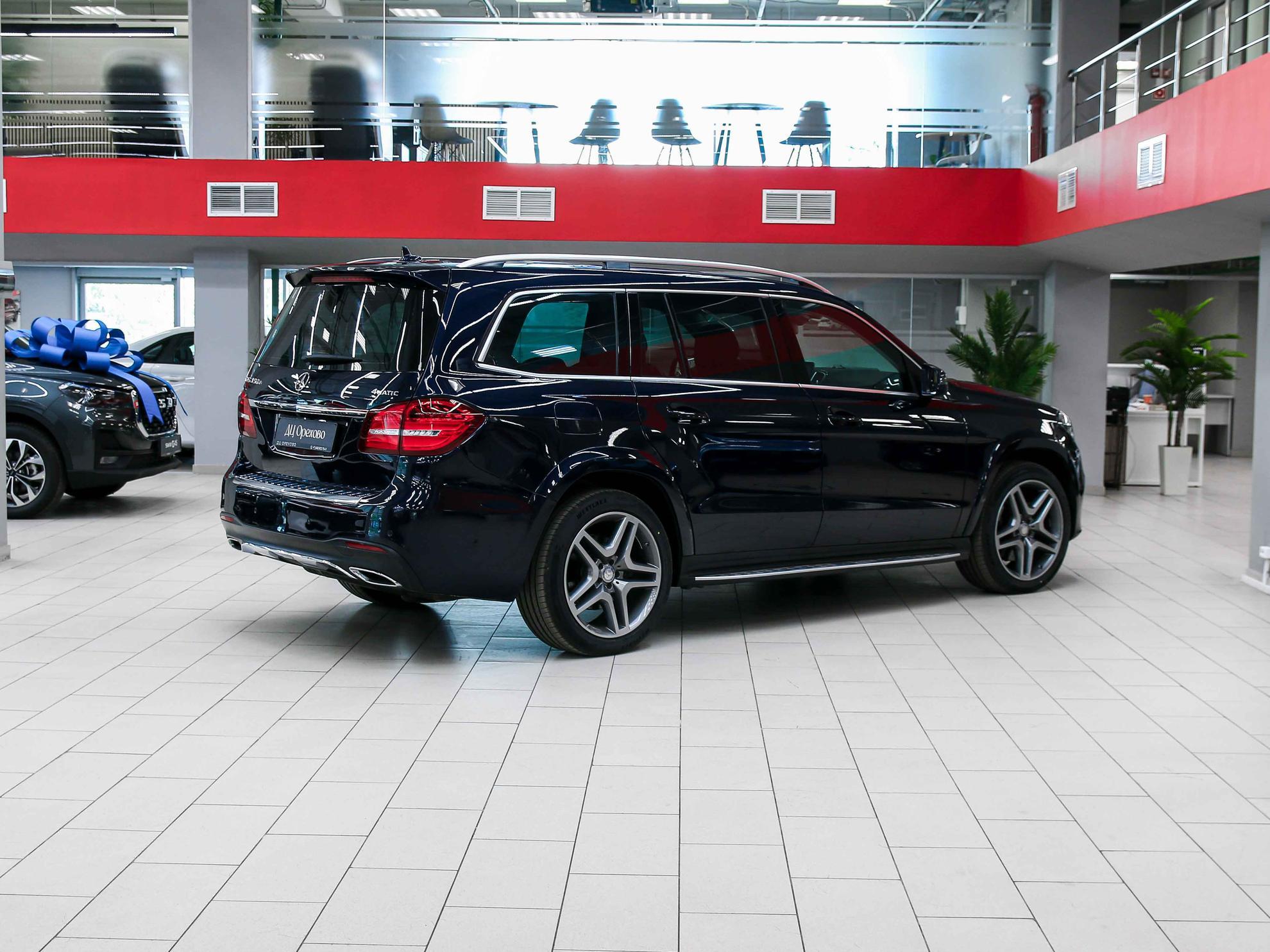 Mercedes-Benz GLS 2016, синий, ДЦ Орехово