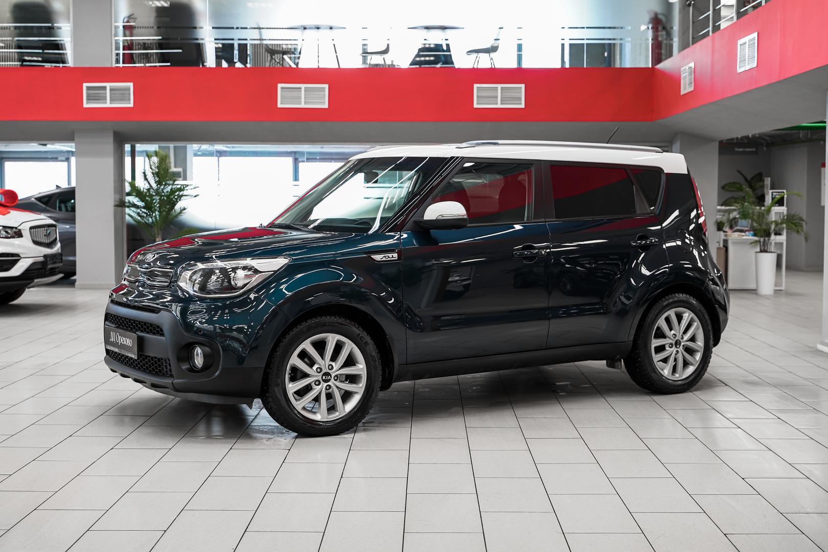 Kia Soul 2018, голубой, ДЦ Орехово