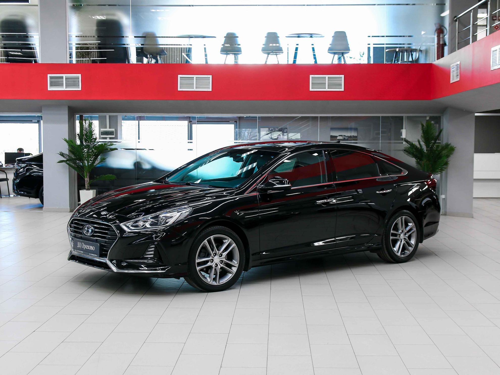 Hyundai Sonata 2019, черный, ДЦ Орехово
