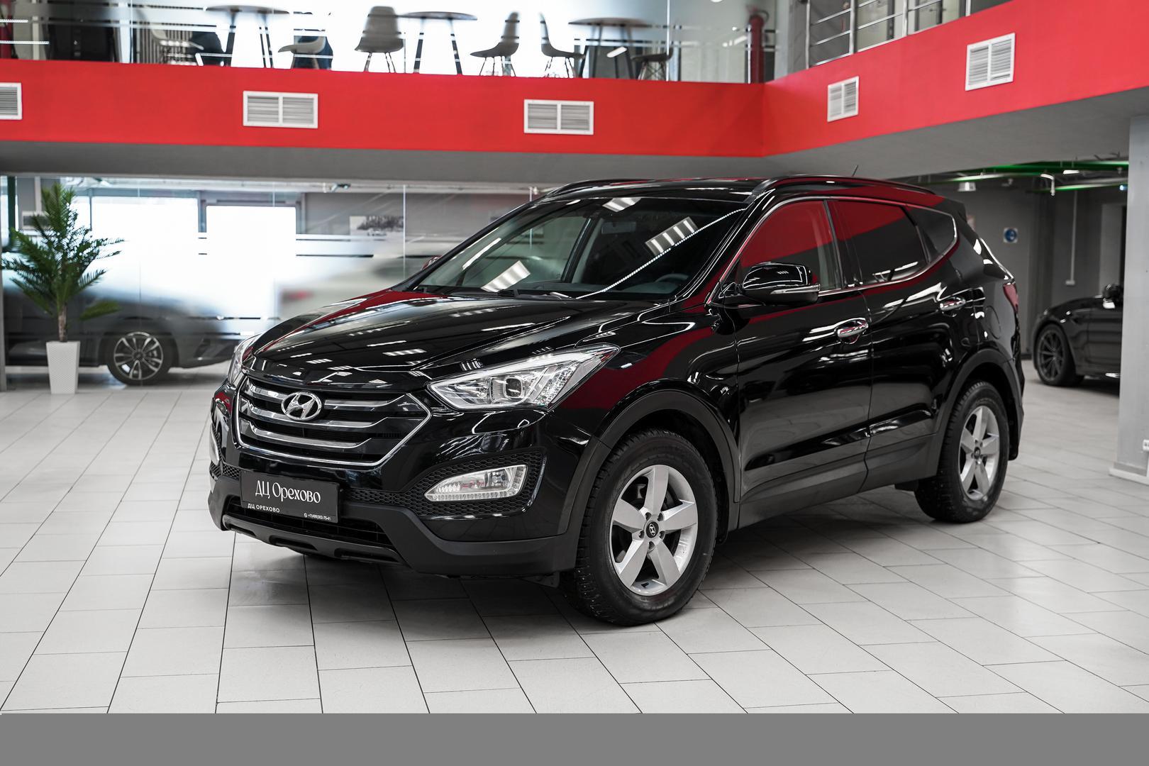Hyundai Santa Fe 2014, черный, ДЦ Орехово