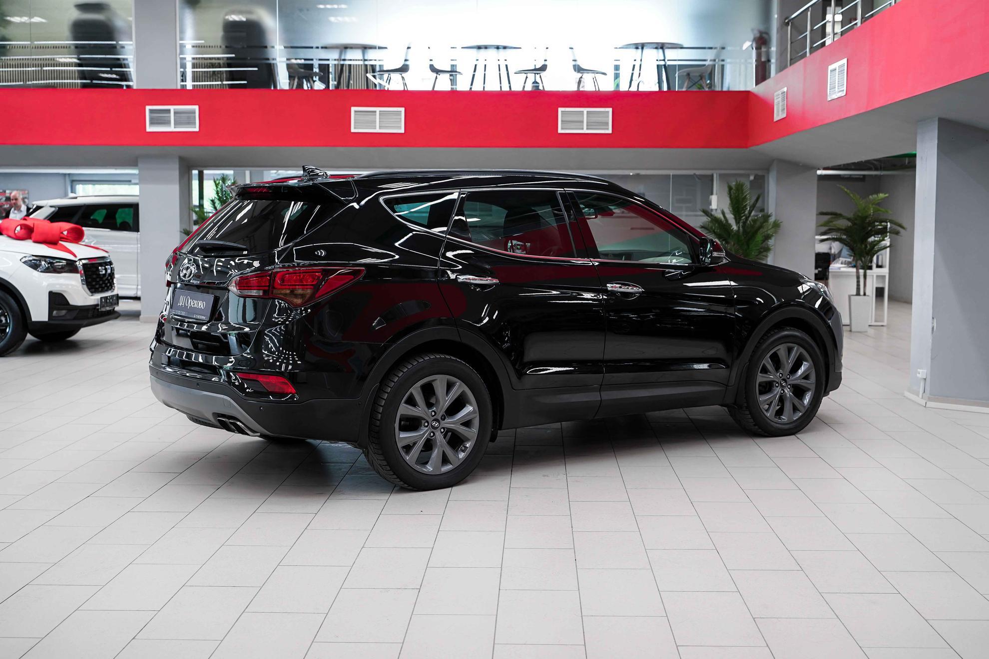 Hyundai Santa Fe 2018, черный, ДЦ Орехово