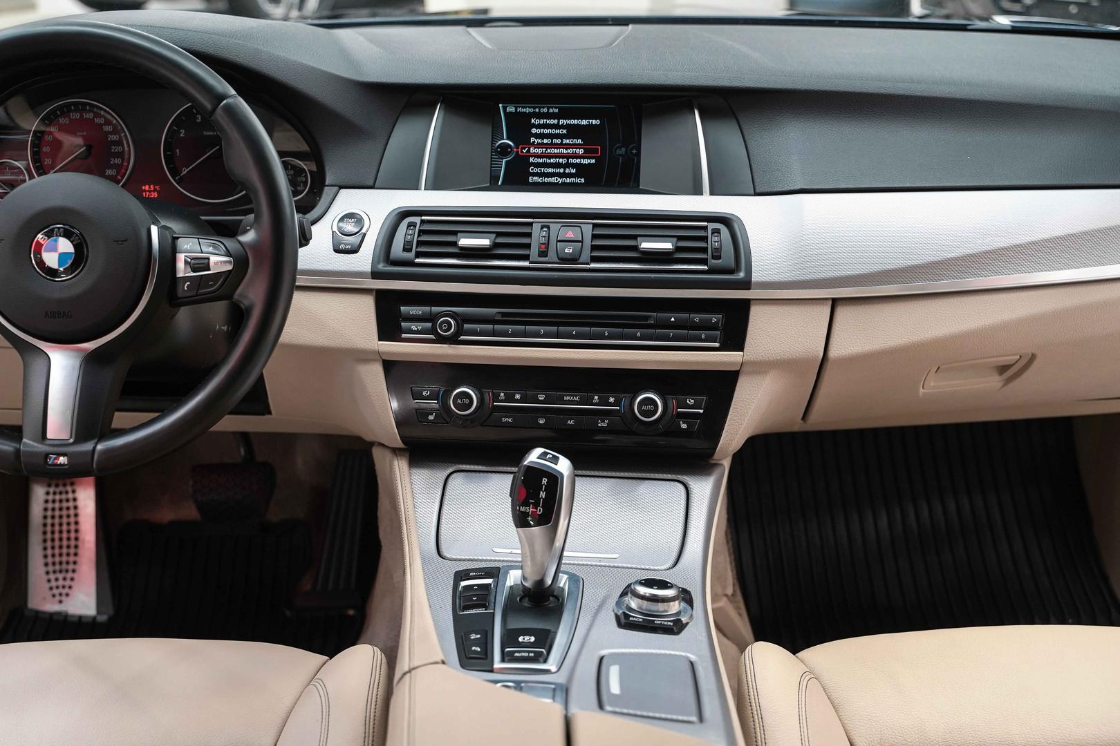 BMW 5 серии 2013, черный, ДЦ Орехово