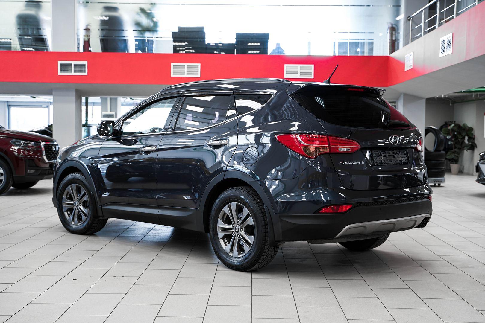 Hyundai Santa Fe 2013, синий, ДЦ Орехово
