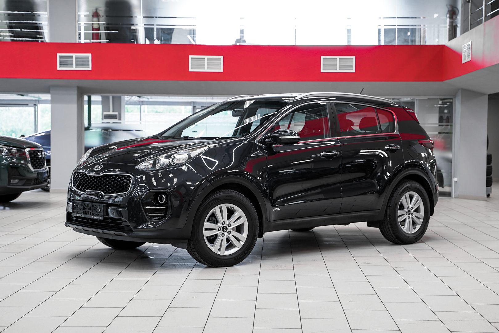 Kia Sportage 2016, черный, ДЦ Орехово