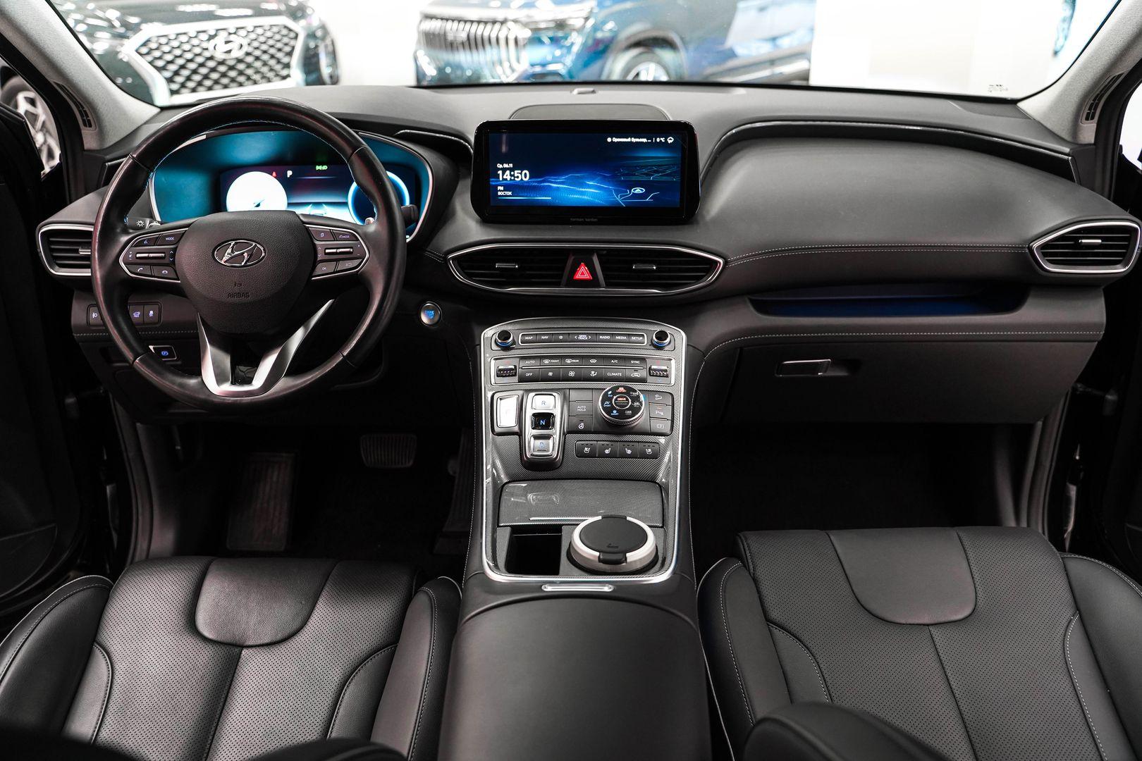 Hyundai Santa Fe 2022, черный, ДЦ Орехово