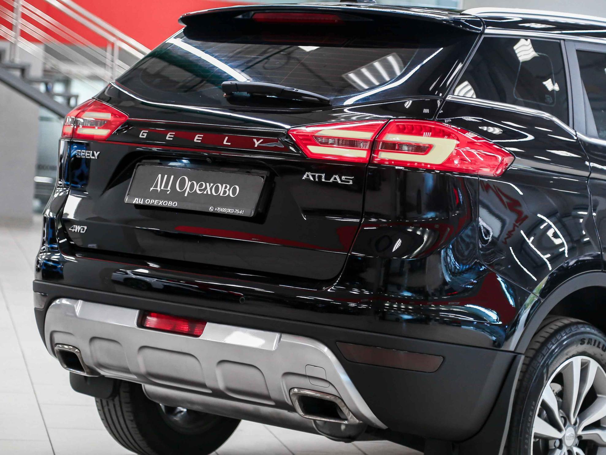 Geely Atlas 2020, черный, ДЦ Орехово