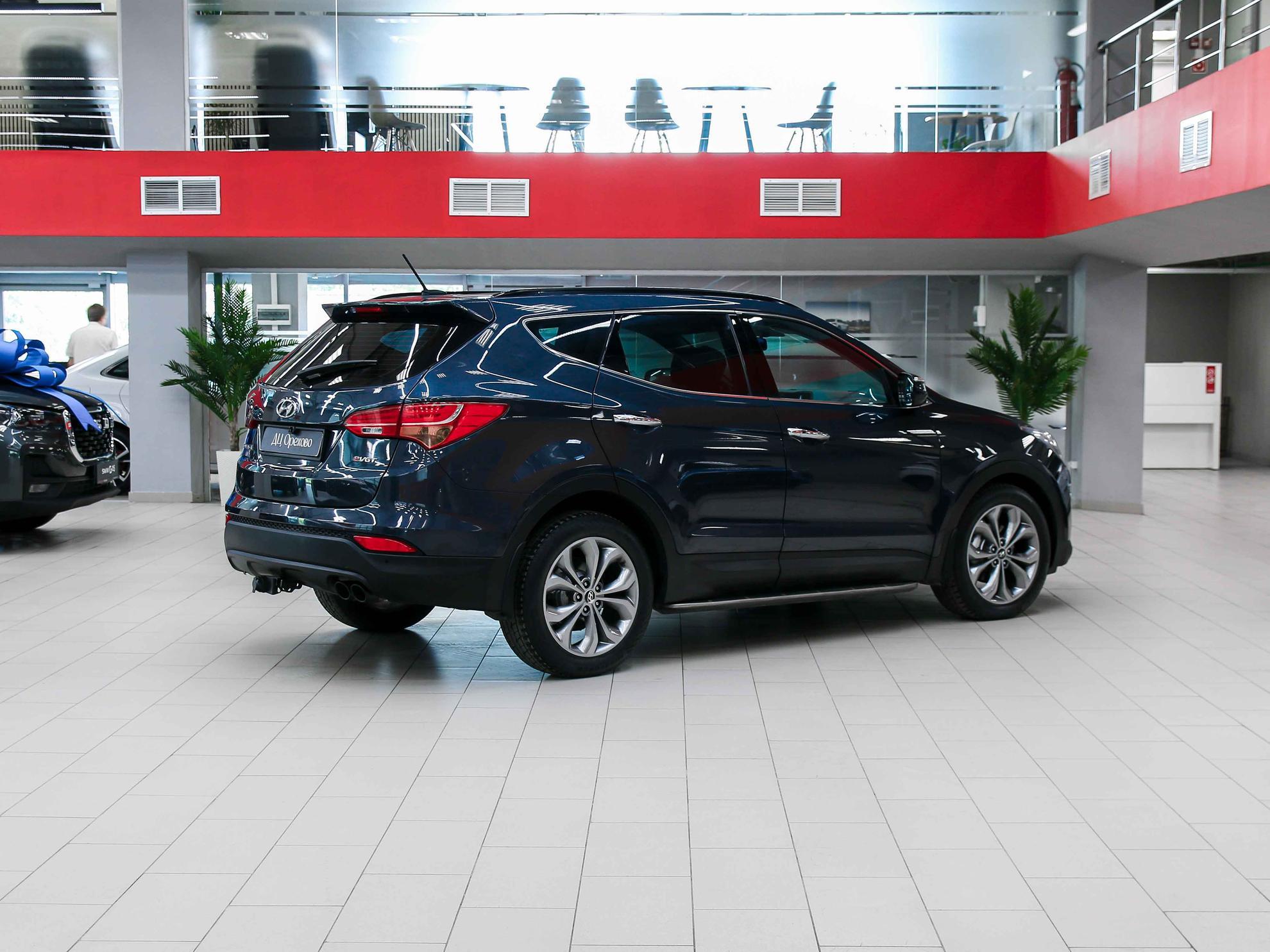Hyundai Santa Fe 2013, синий, ДЦ Орехово