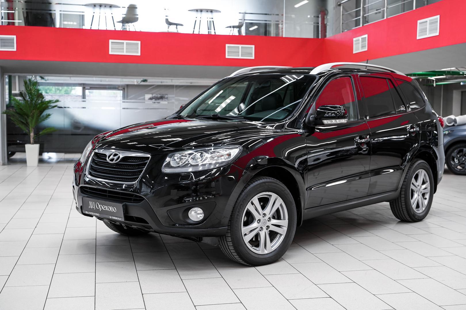 Hyundai Santa Fe 2010, черный, ДЦ Орехово