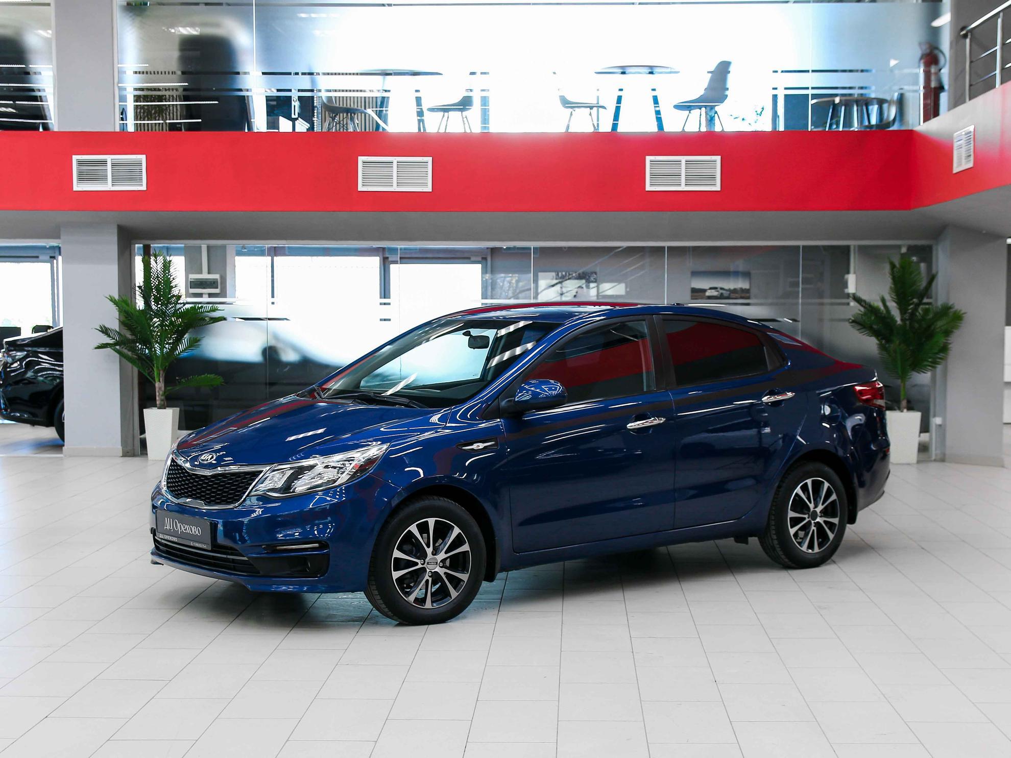 Kia Rio 2016, синий, ДЦ Орехово