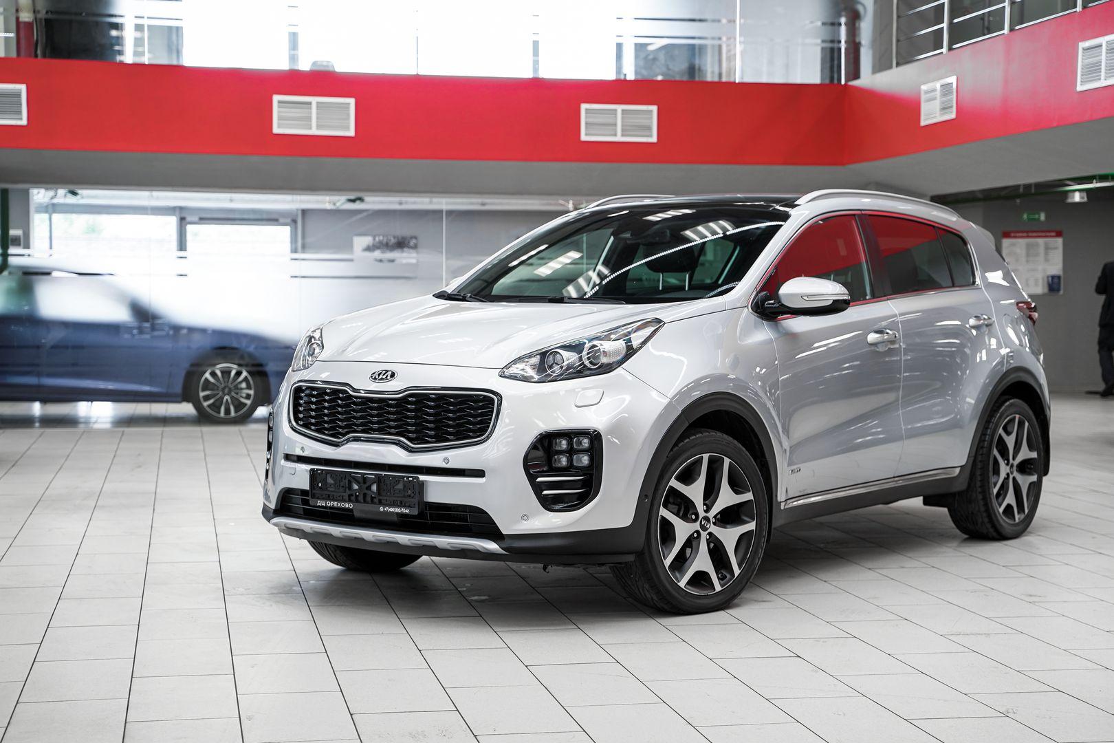 Kia Sportage 2016, серебряный, ДЦ Орехово