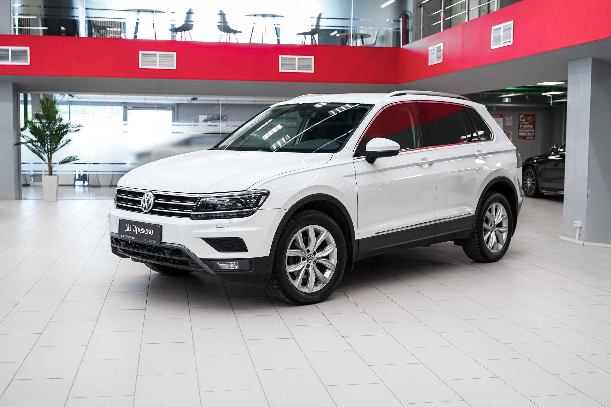 Volkswagen Tiguan 2018, белый, ДЦ Орехово