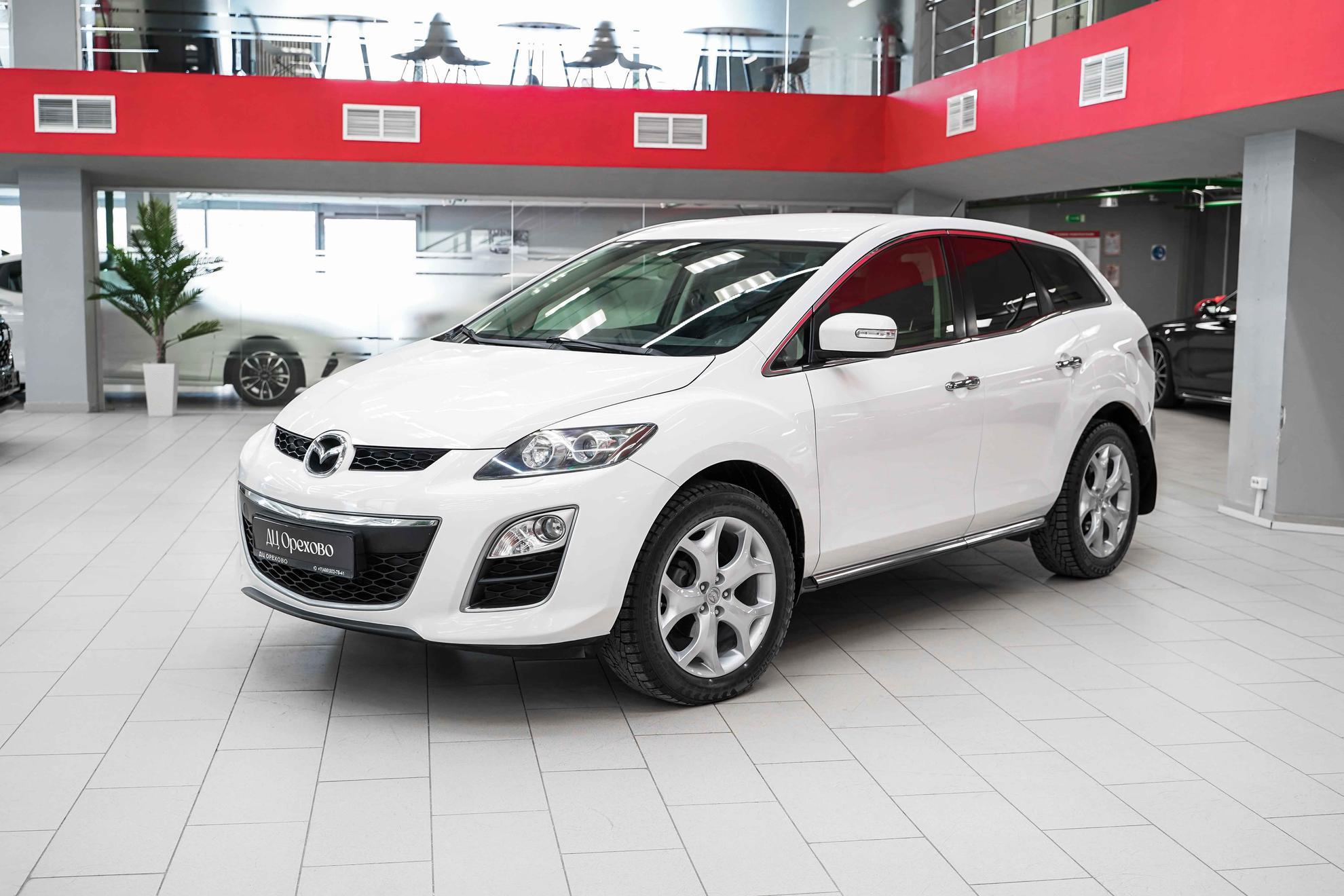 Mazda CX-7 2010, белый, ДЦ Орехово
