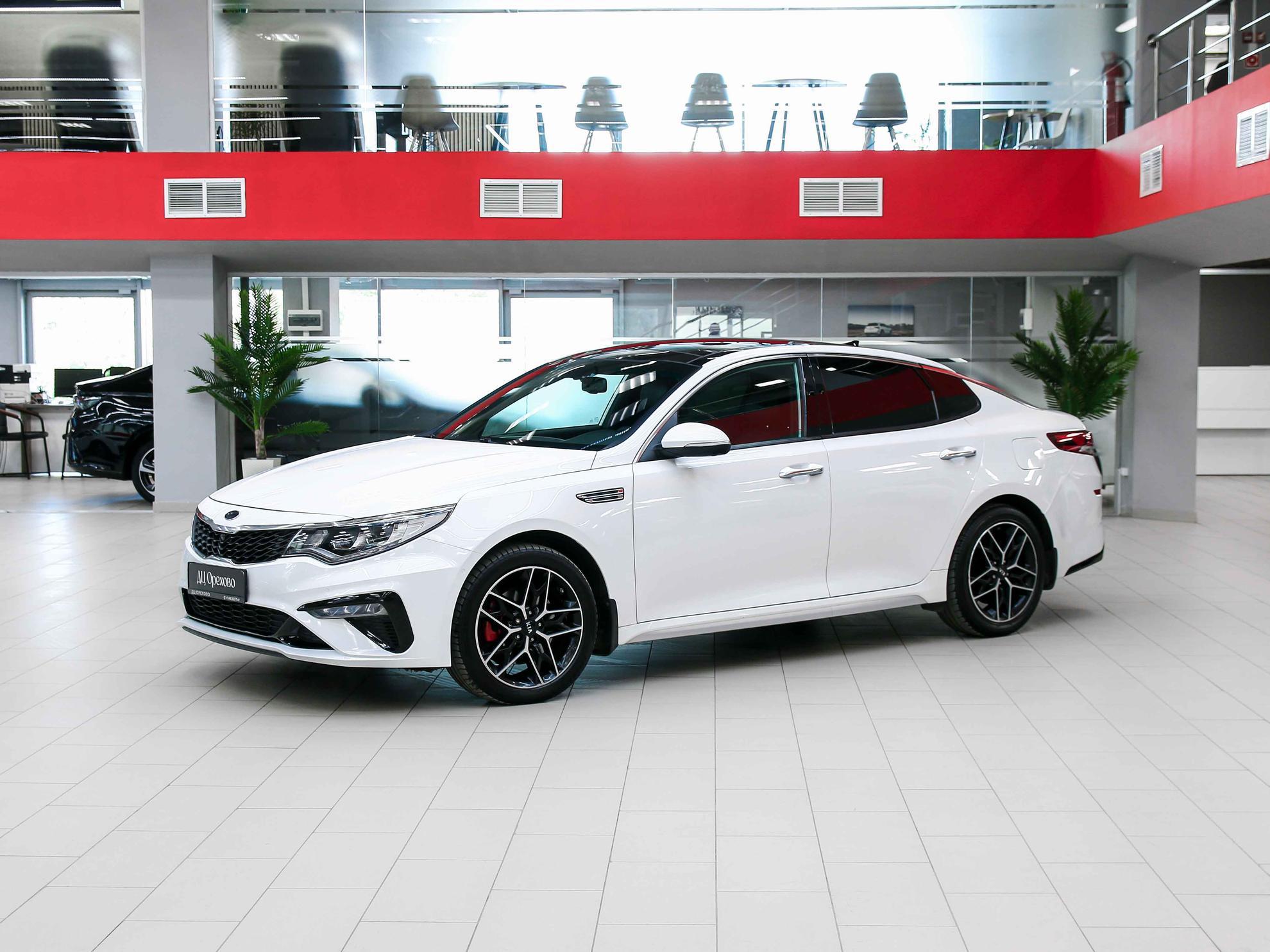 Kia Optima 2019, белый, ДЦ Орехово