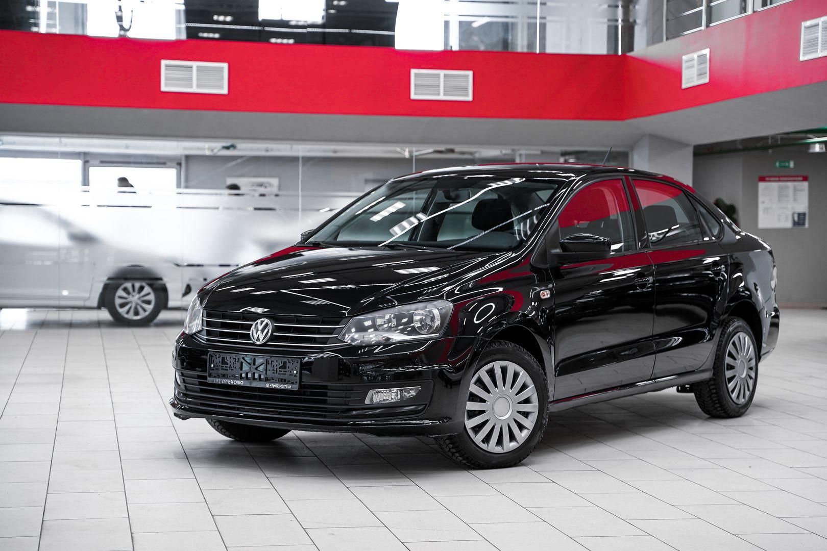 Volkswagen Polo 2017, черный, ДЦ Орехово