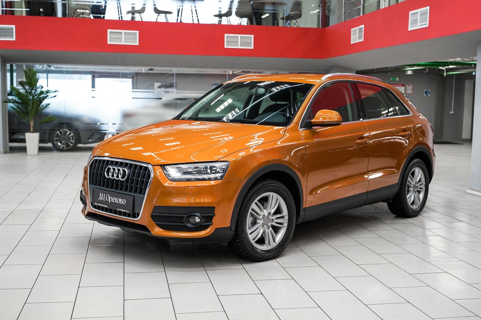 Audi Q3 2012, оранжевый, ДЦ Орехово