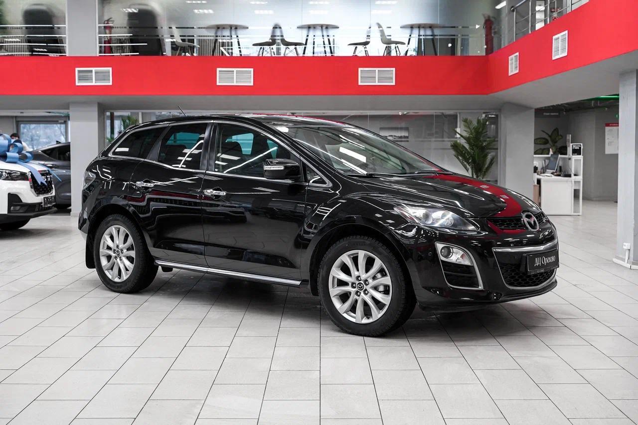 Mazda CX-7 2011, черный, ДЦ Орехово