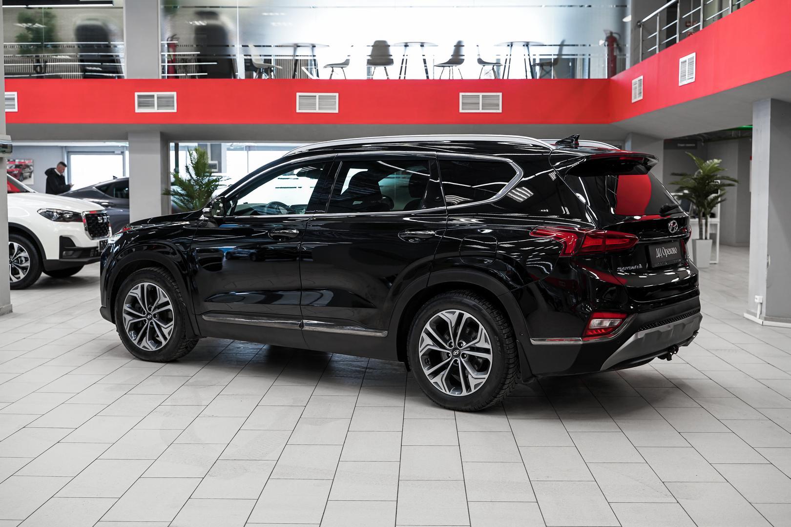 Hyundai Santa Fe 2019, черный, ДЦ Орехово