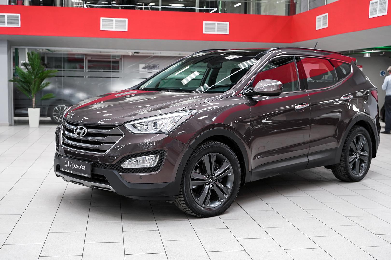Hyundai Santa Fe 2013, коричневый, ДЦ Орехово