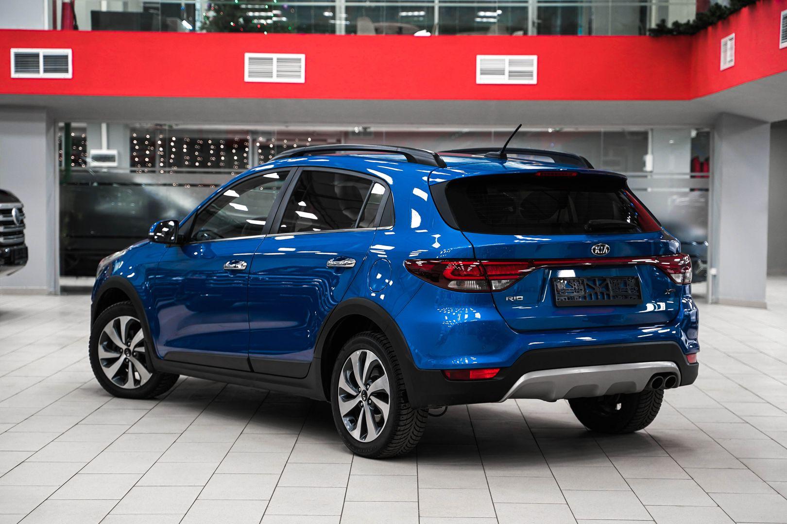 Kia Rio X-Line 2019, синий, ДЦ Орехово