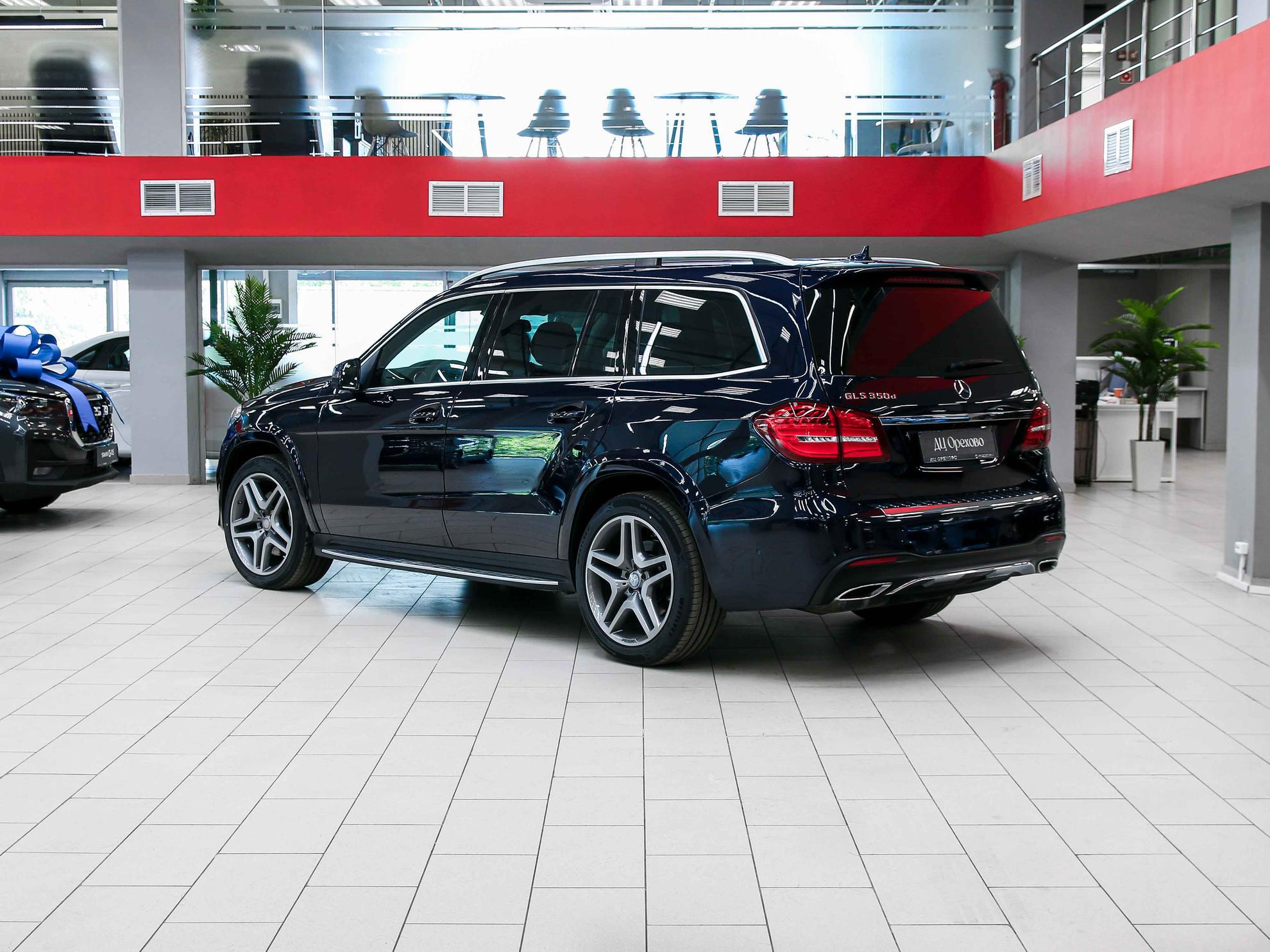 Mercedes-Benz GLS 2016, синий, ДЦ Орехово