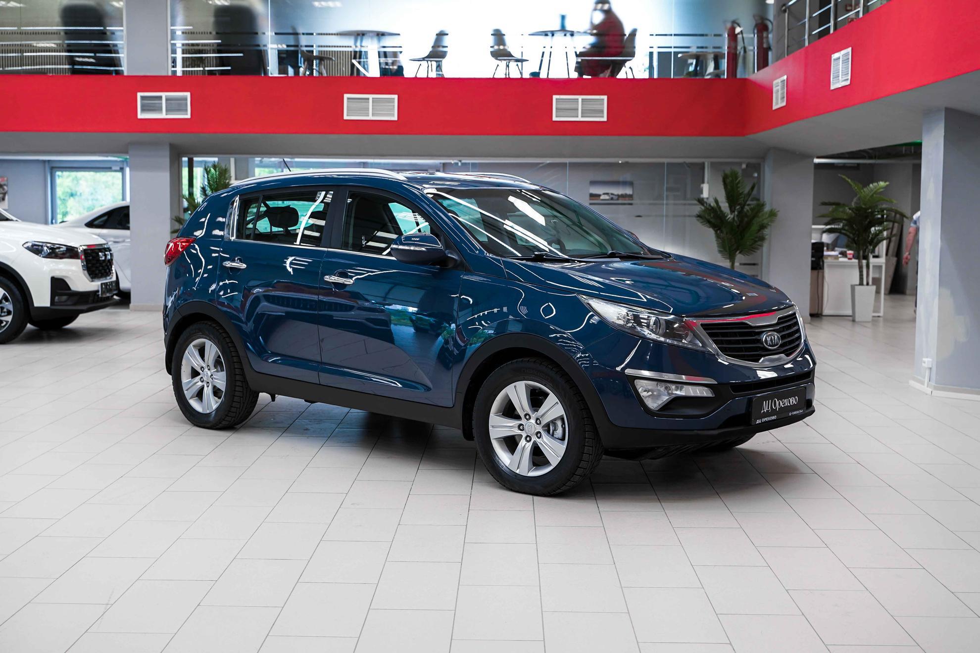Kia Sportage 2012, синий, ДЦ Орехово