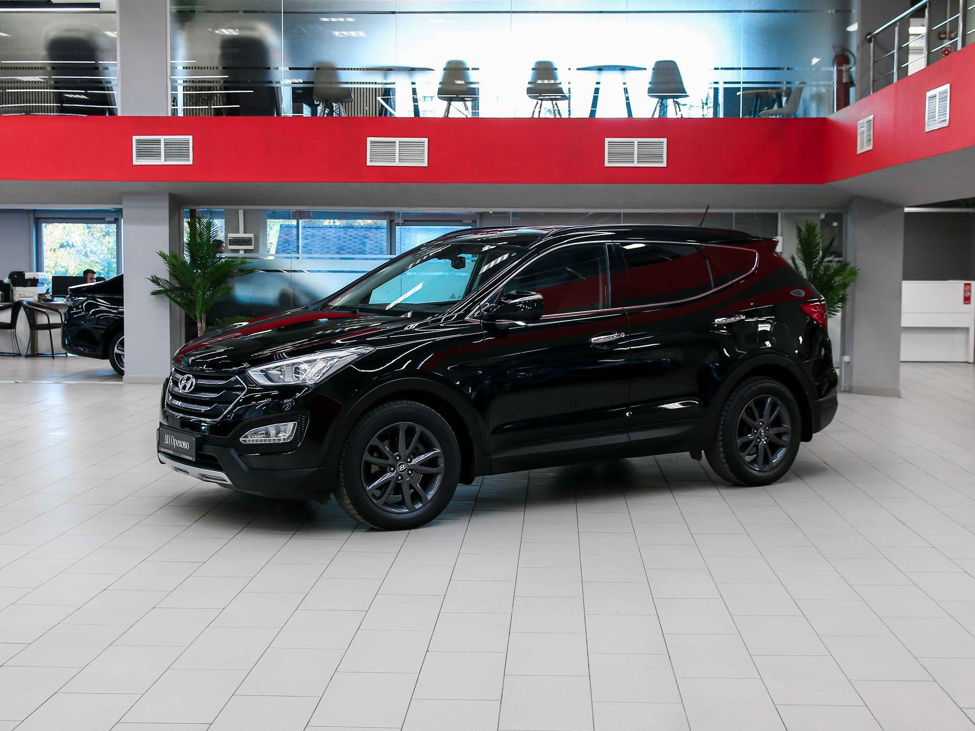 Hyundai Santa Fe 2014, черный, ДЦ Орехово