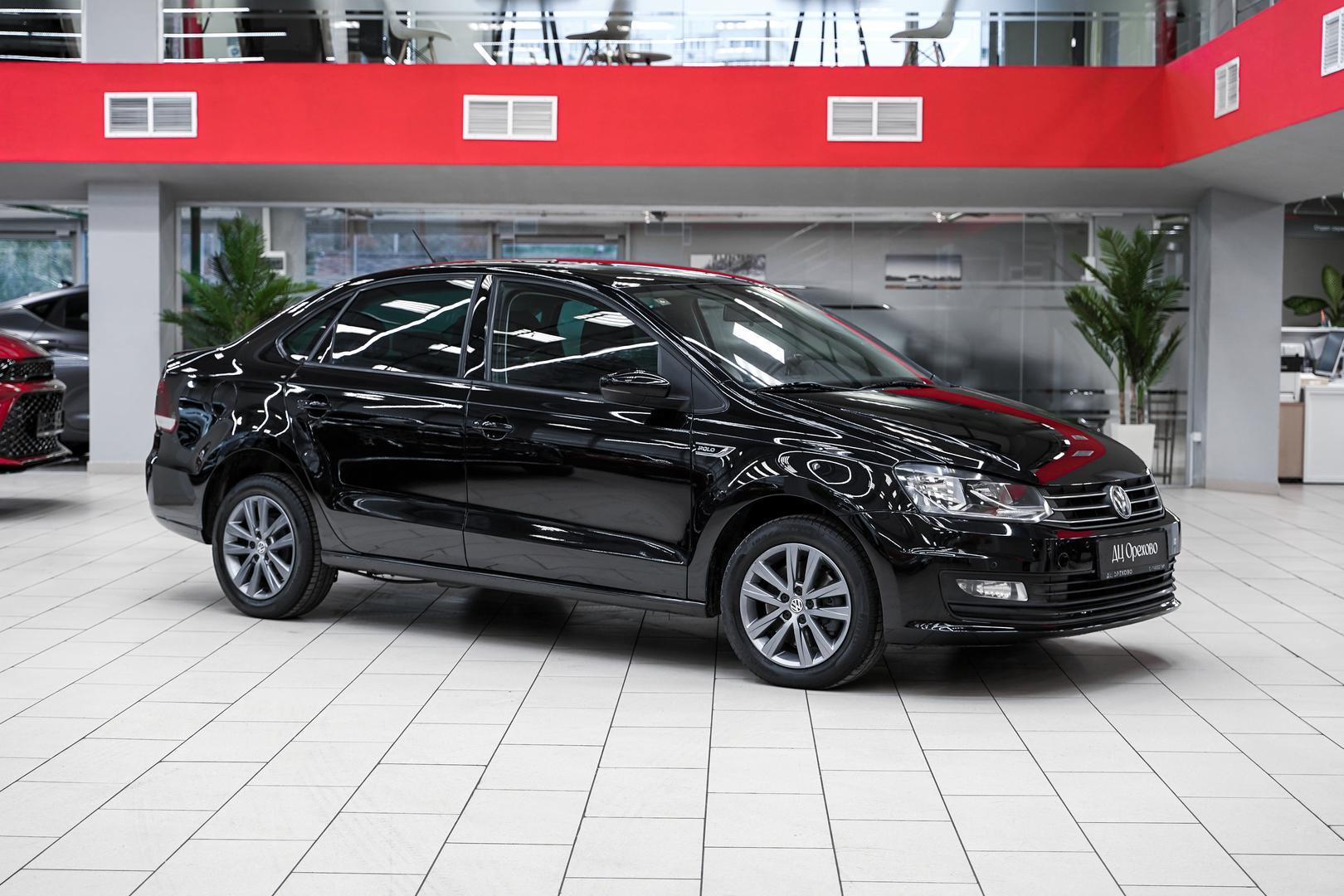 Volkswagen Polo 2019, черный, ДЦ Орехово