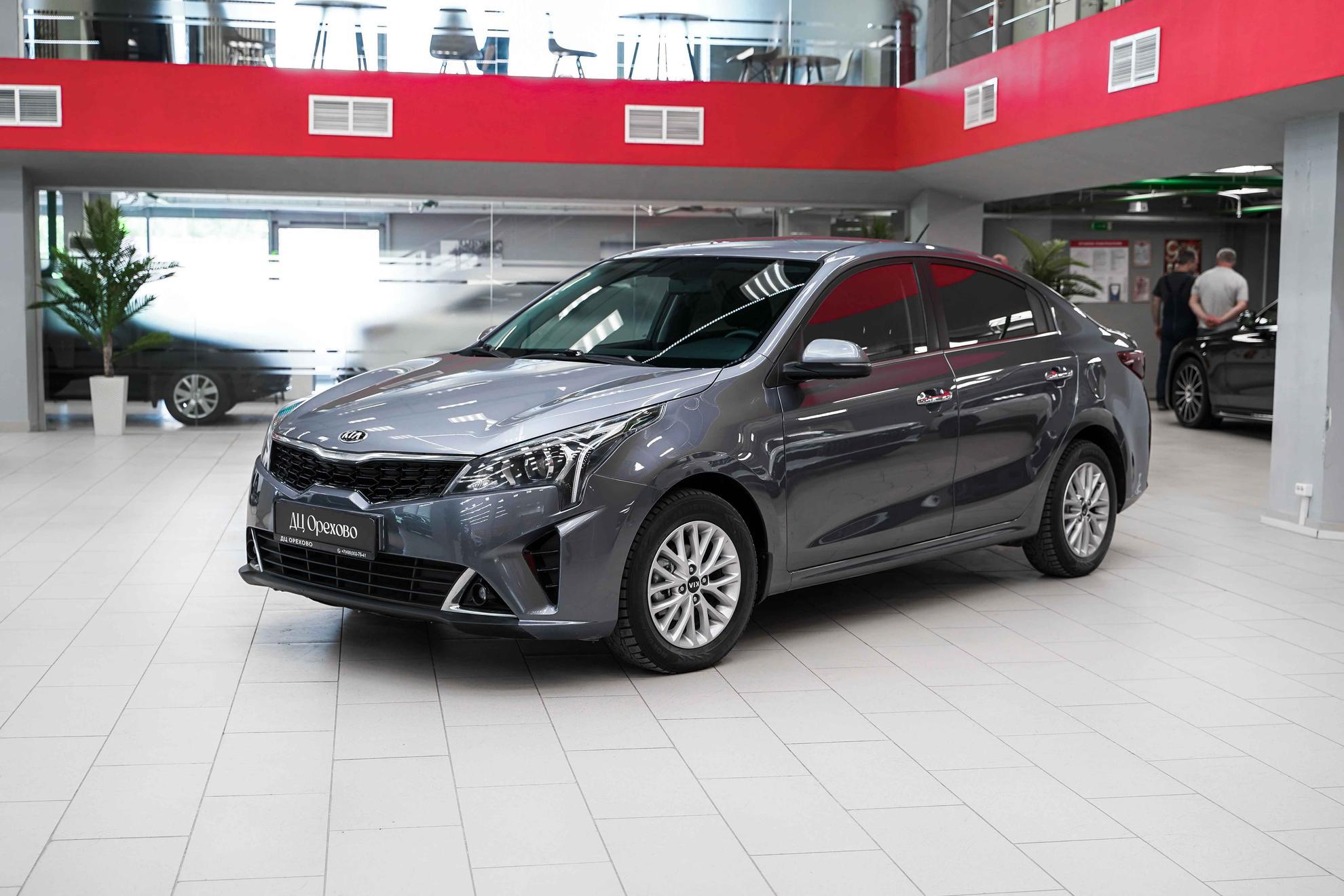 Kia Rio 2021, серый, ДЦ Орехово