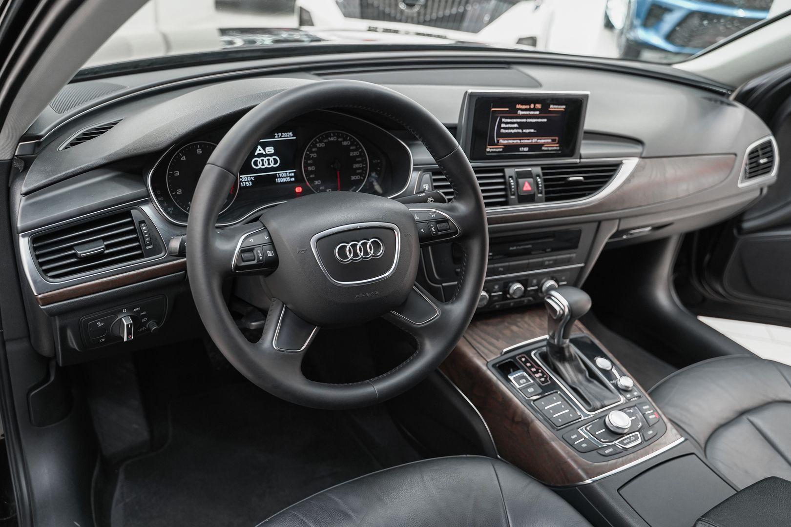 Audi A6 2012, черный, ДЦ Орехово