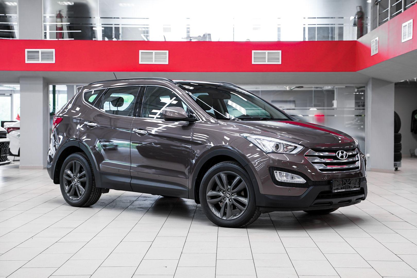 Hyundai Santa Fe 2013, коричневый, ДЦ Орехово