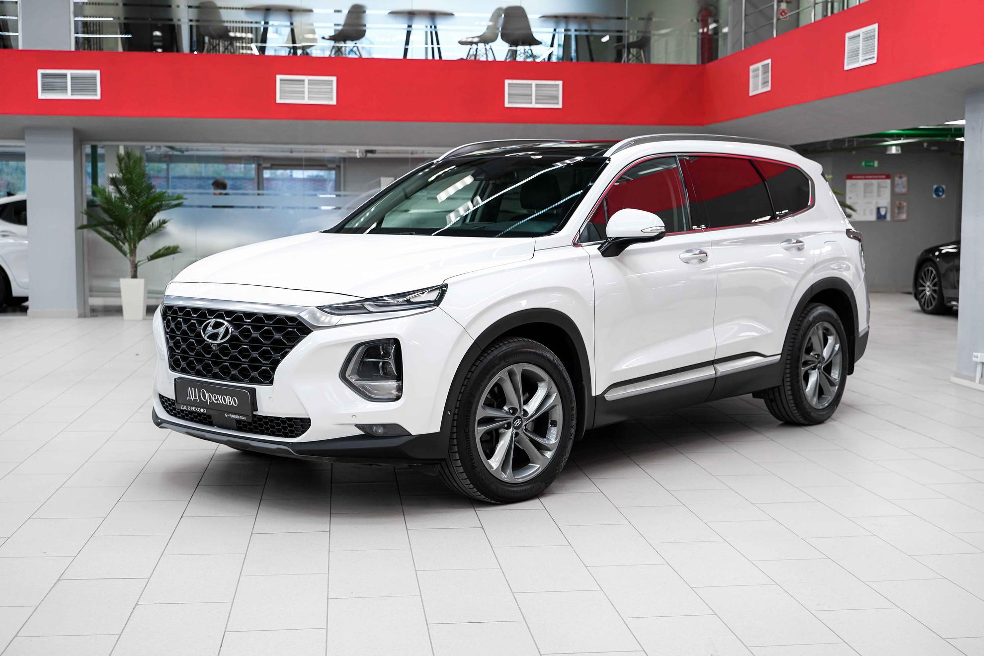 Hyundai Santa Fe 2018, белый, ДЦ Орехово