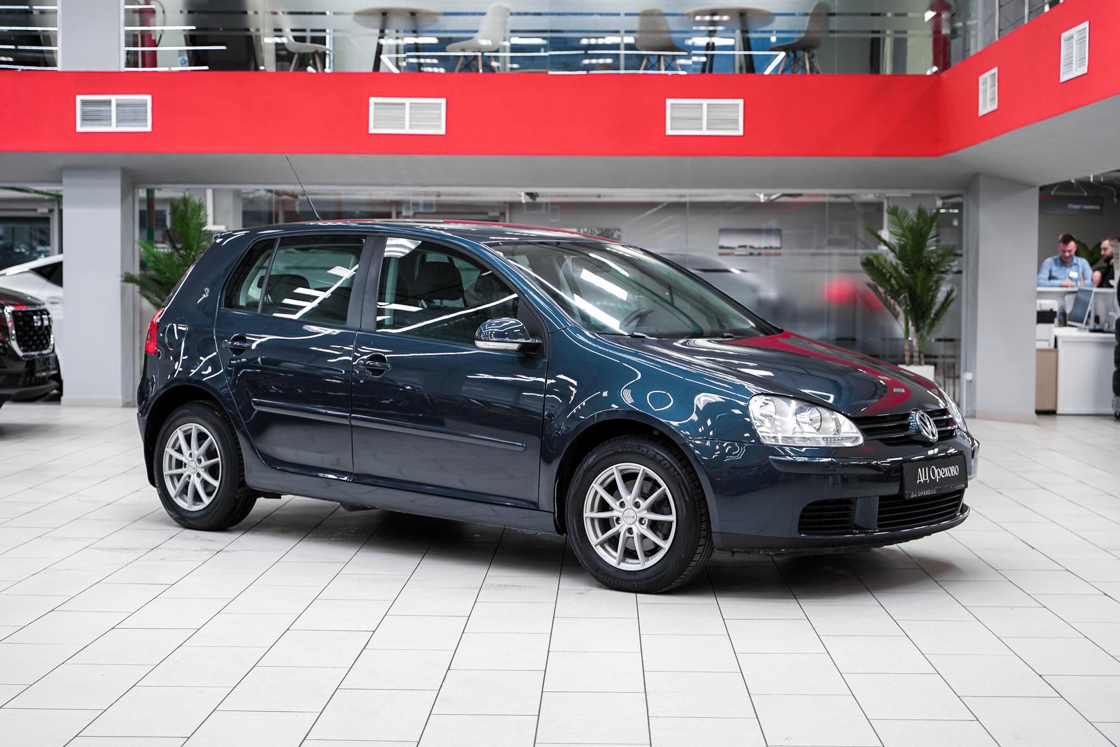 Volkswagen Golf 2008, синий, ДЦ Орехово