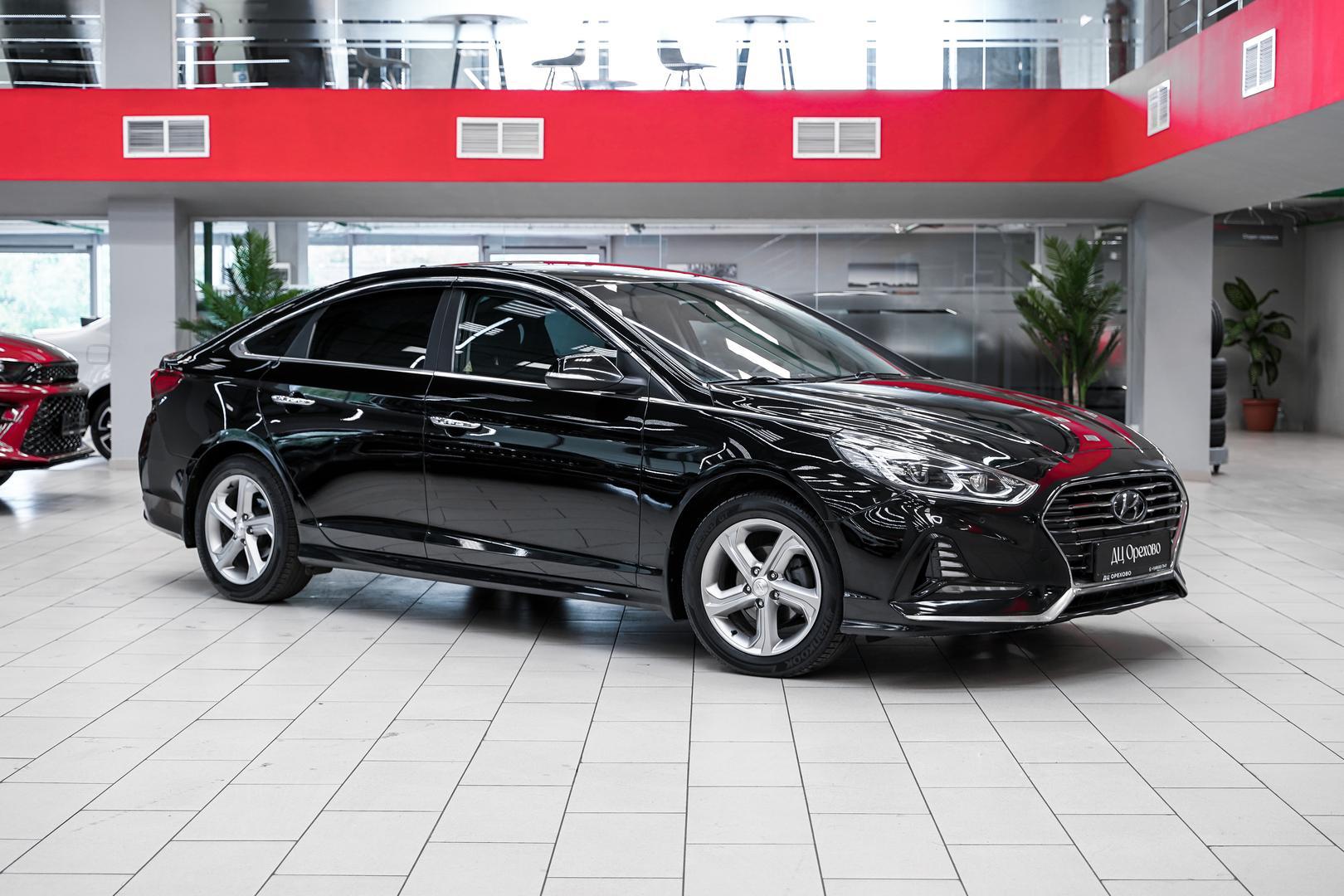 Hyundai Sonata 2017, черный, ДЦ Орехово