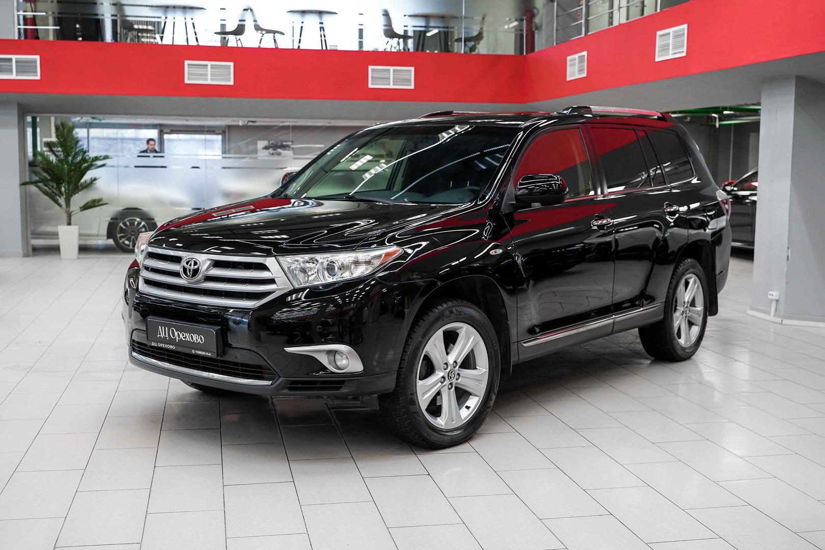 Toyota Highlander 2012, черный, ДЦ Орехово