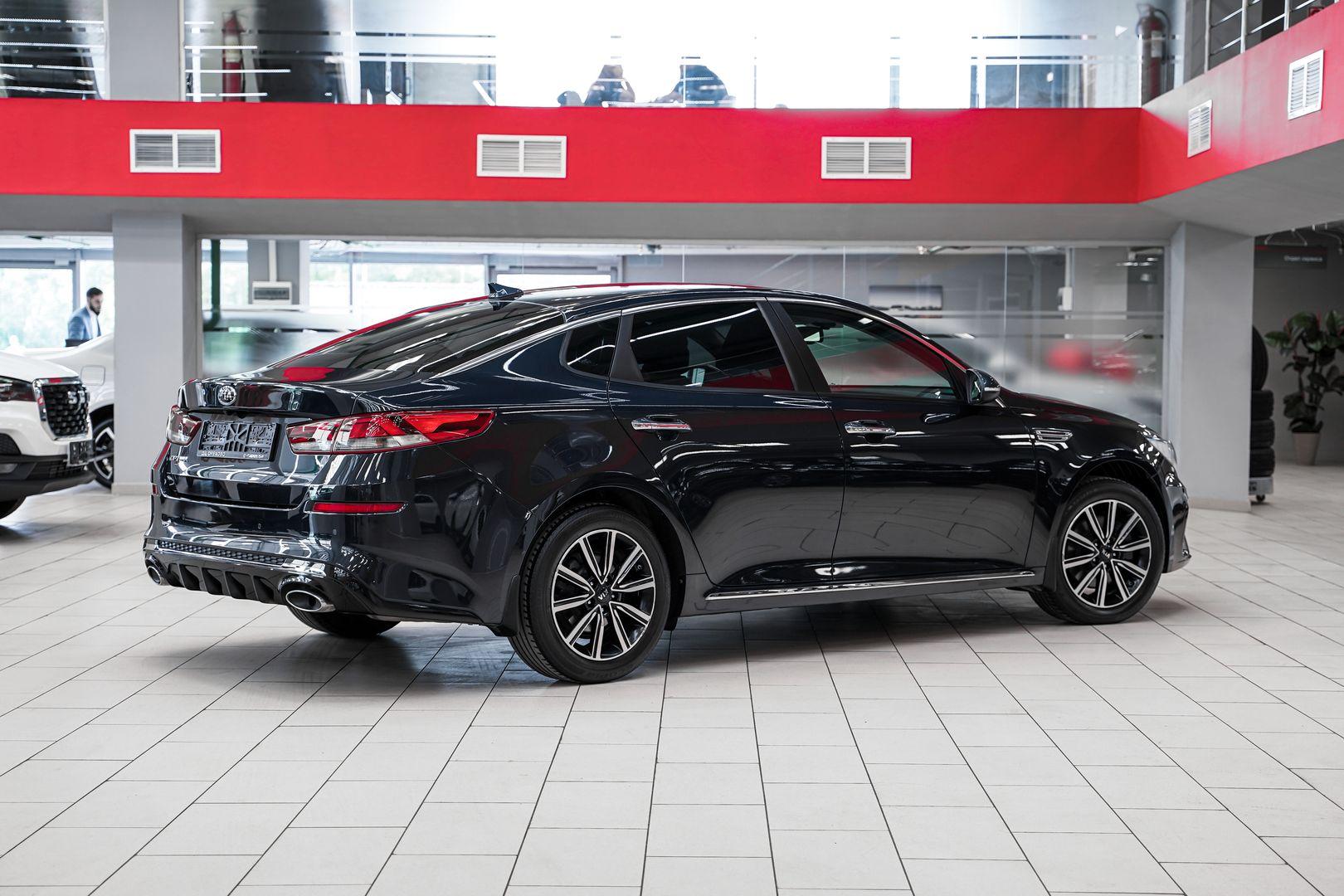 Kia Optima 2019, синий, ДЦ Орехово