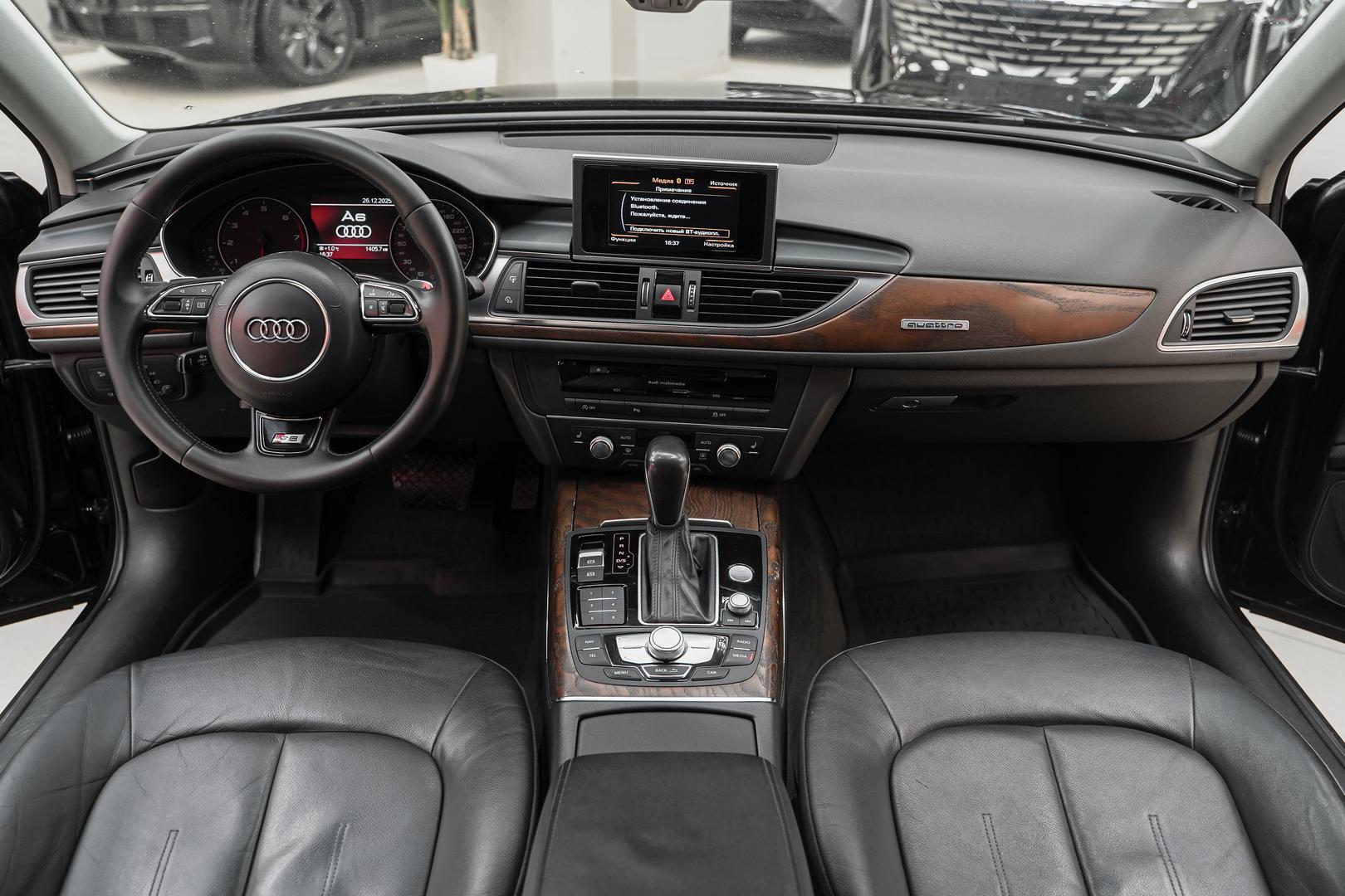 Audi A6 2015, черный, ДЦ Орехово