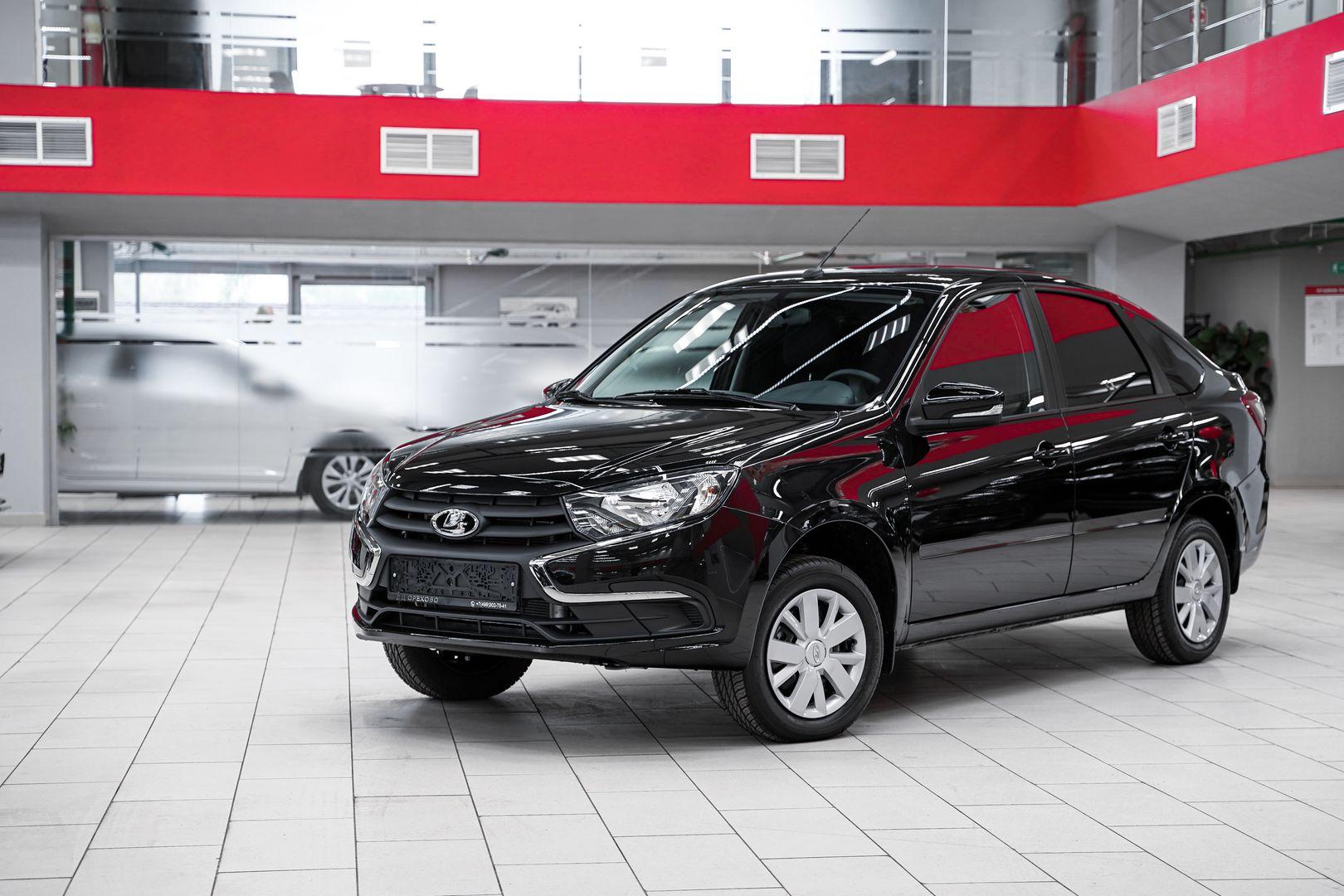 LADA (ВАЗ) Granta 2025, черный, ДЦ Орехово