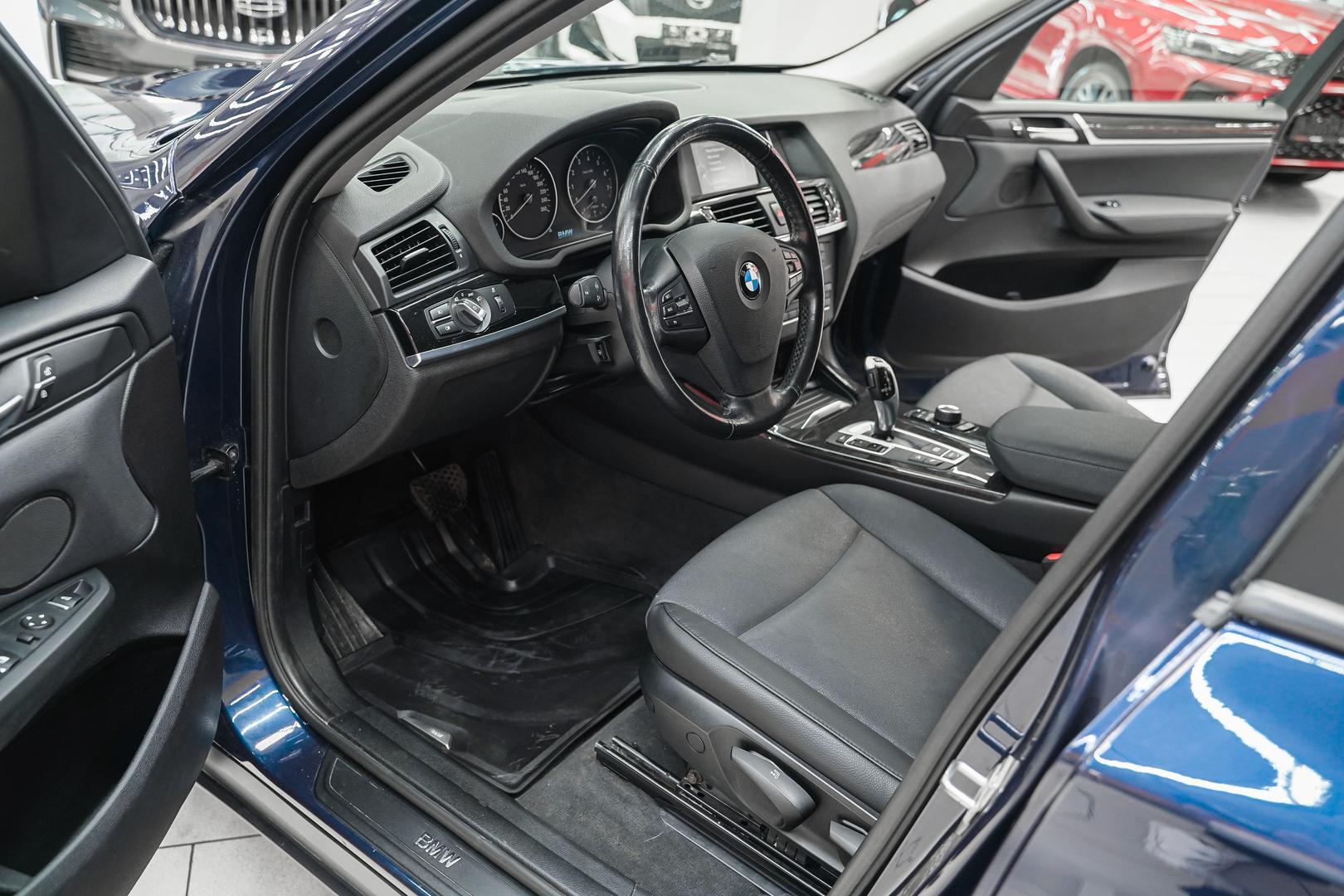 BMW X3 2014, синий, ДЦ Орехово