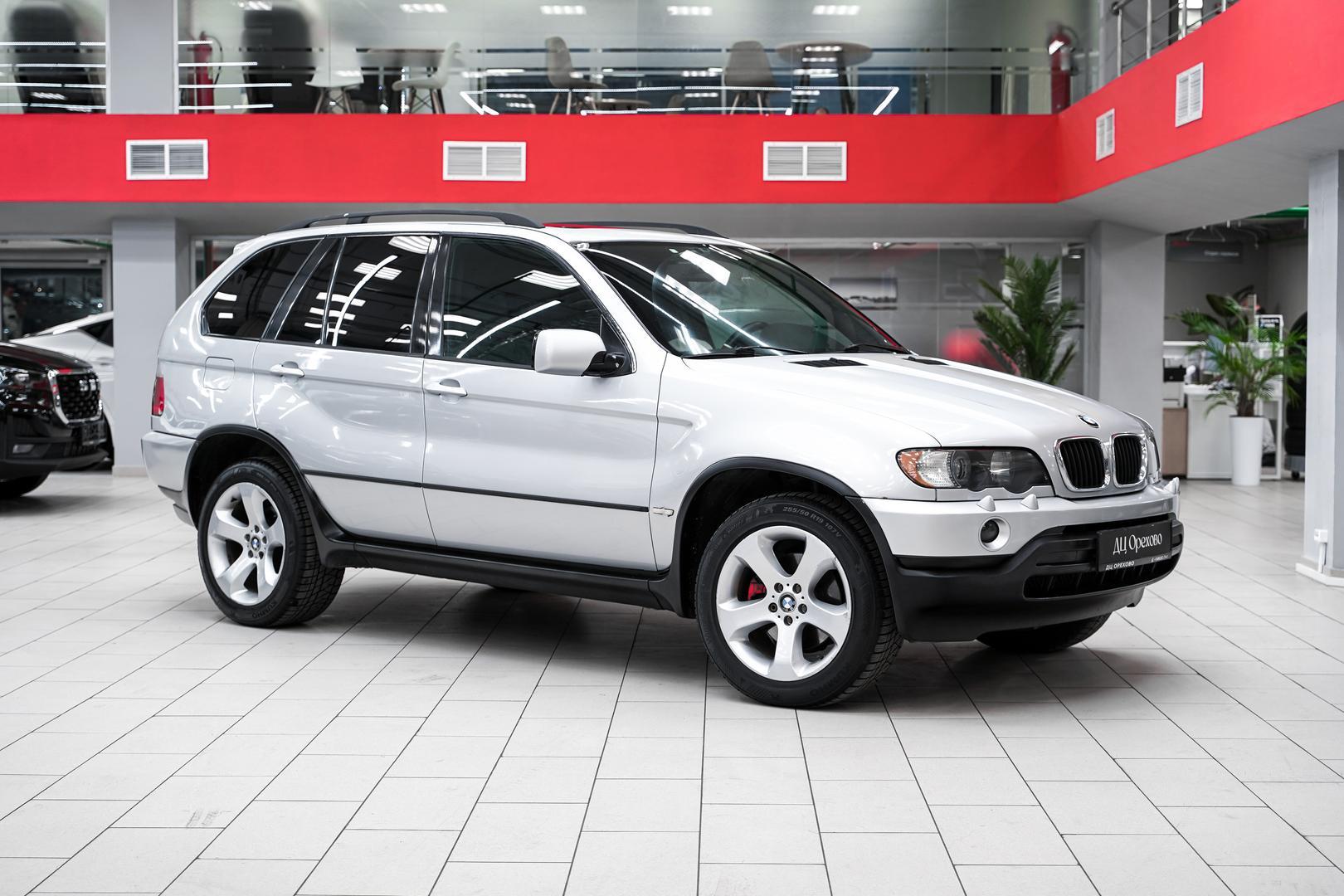 BMW X5 2002, серебряный, ДЦ Орехово