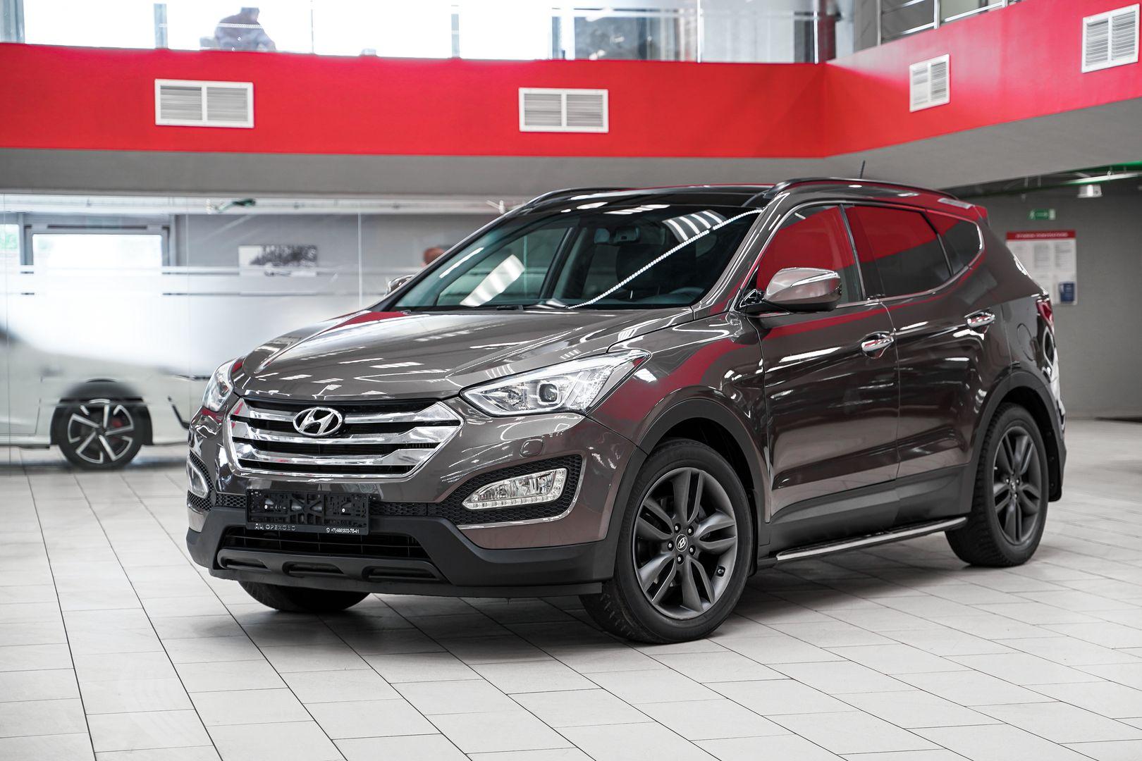 Hyundai Santa Fe 2012, коричневый, ДЦ Орехово