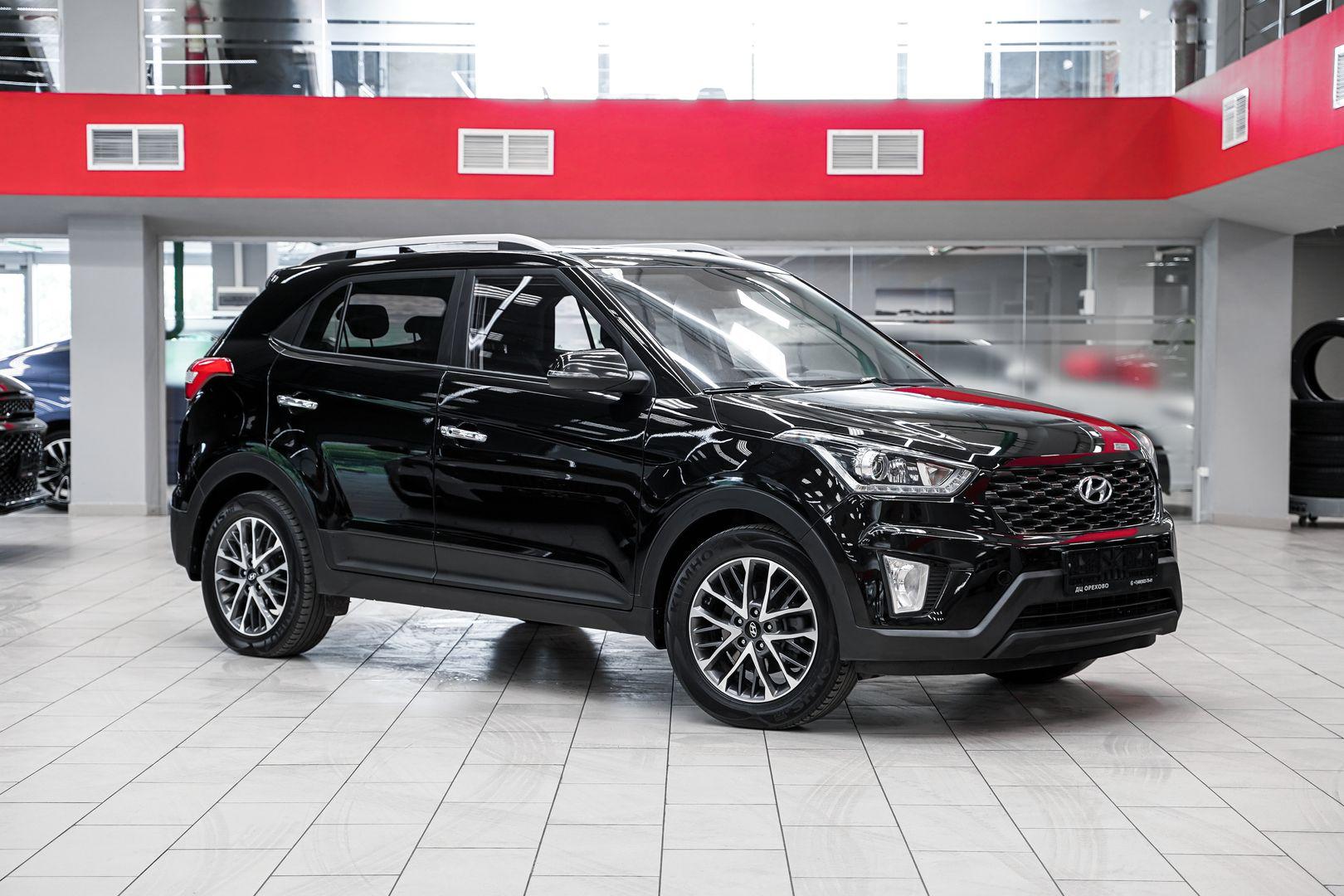Hyundai Creta 2021, черный, ДЦ Орехово