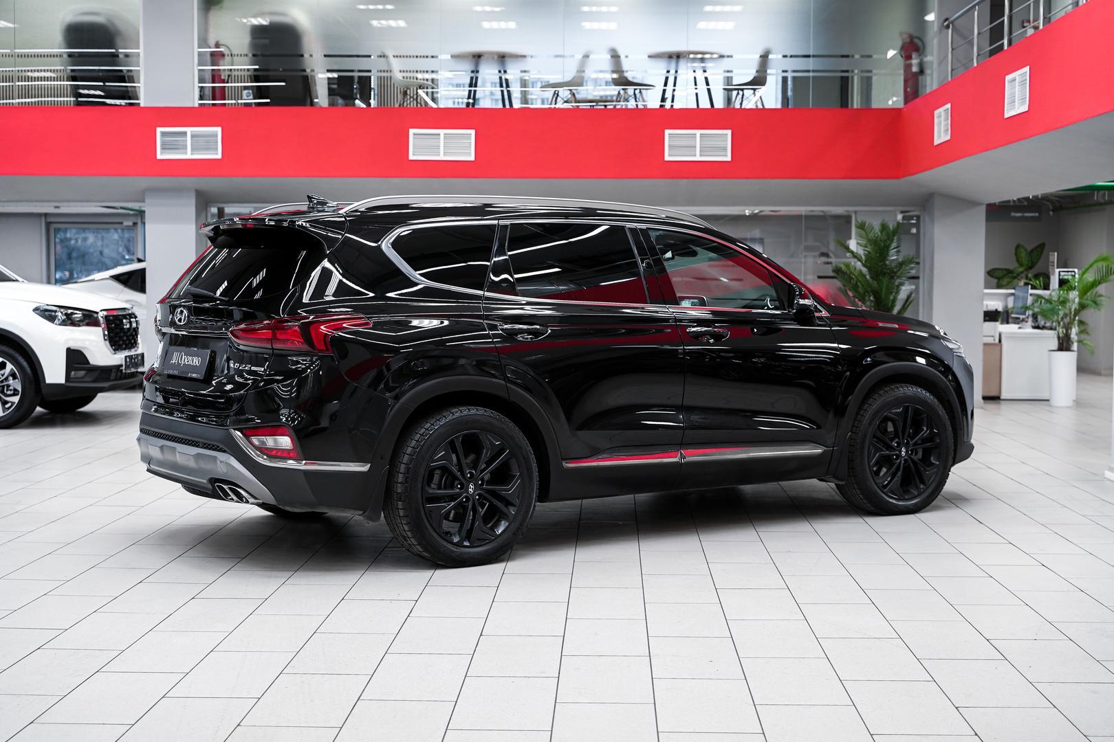Hyundai Santa Fe 2019, черный, ДЦ Орехово