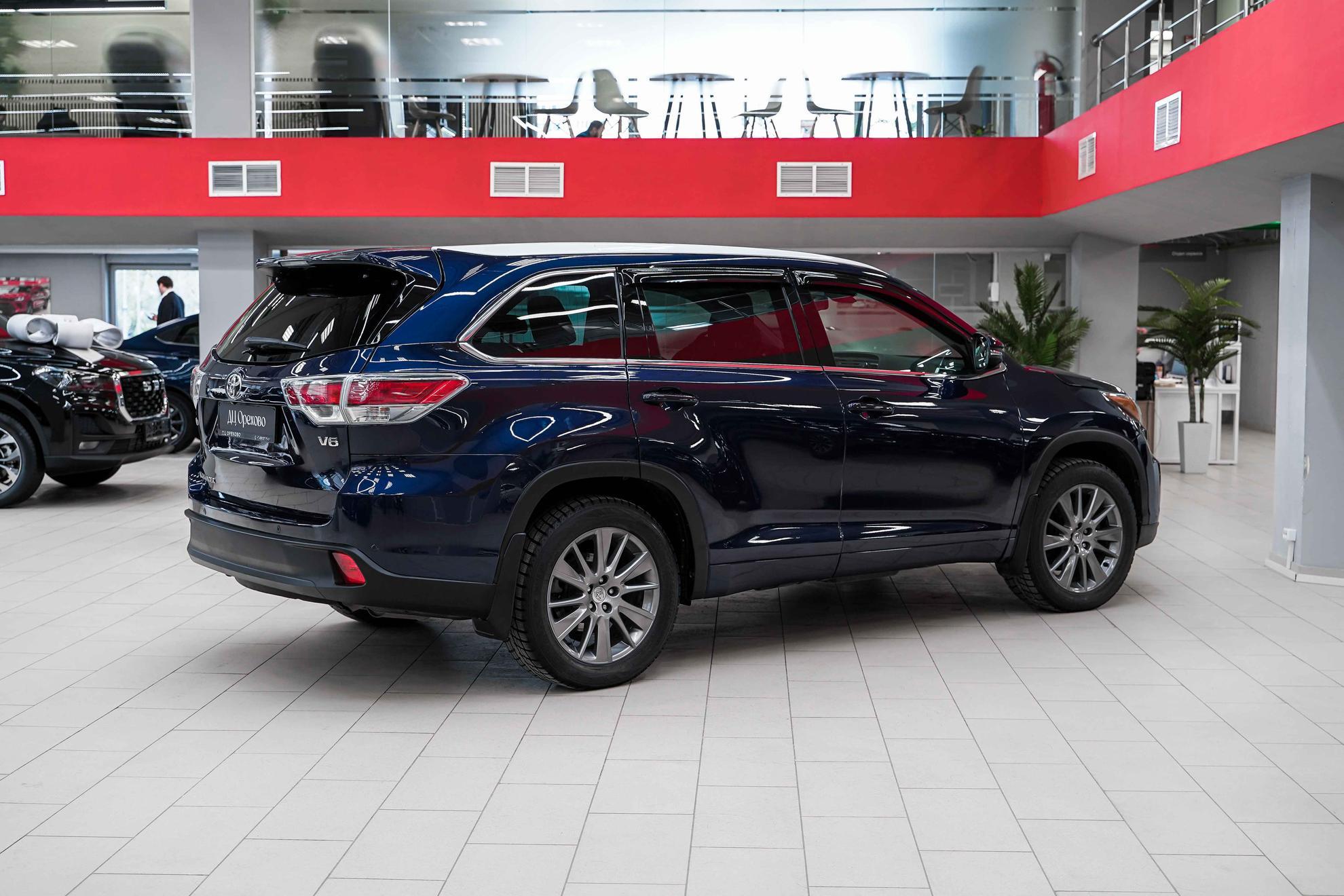 Toyota Highlander 2014, синий, ДЦ Орехово