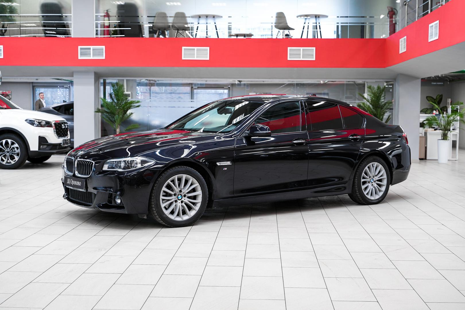 BMW 5 серии 2014, черный, ДЦ Орехово