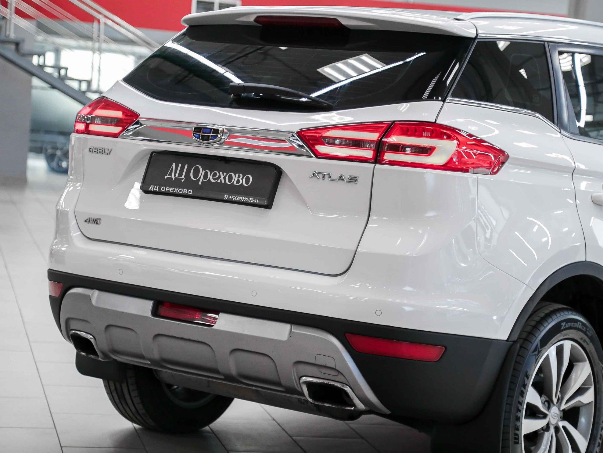Geely Atlas 2019, белый, ДЦ Орехово