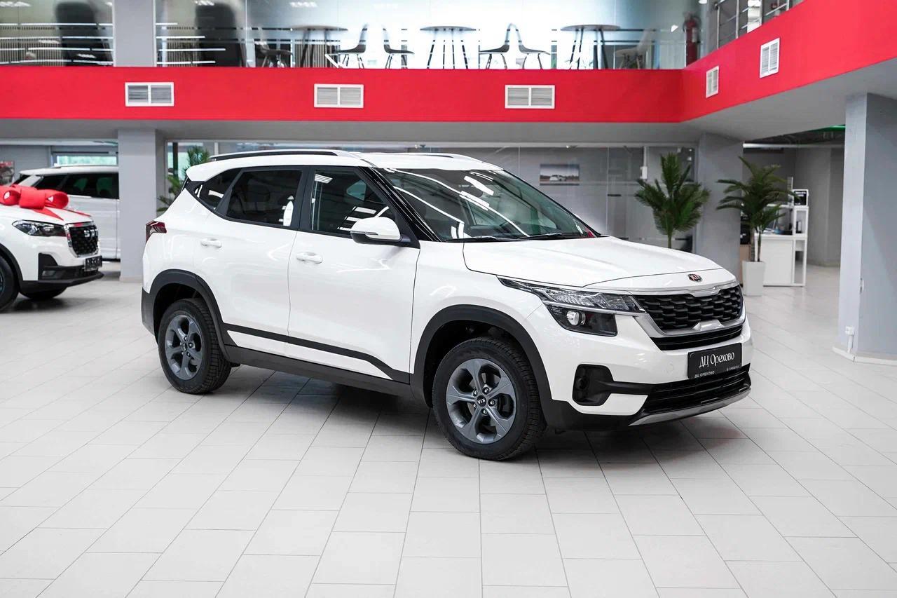 Kia Seltos 2021, белый, ДЦ Орехово